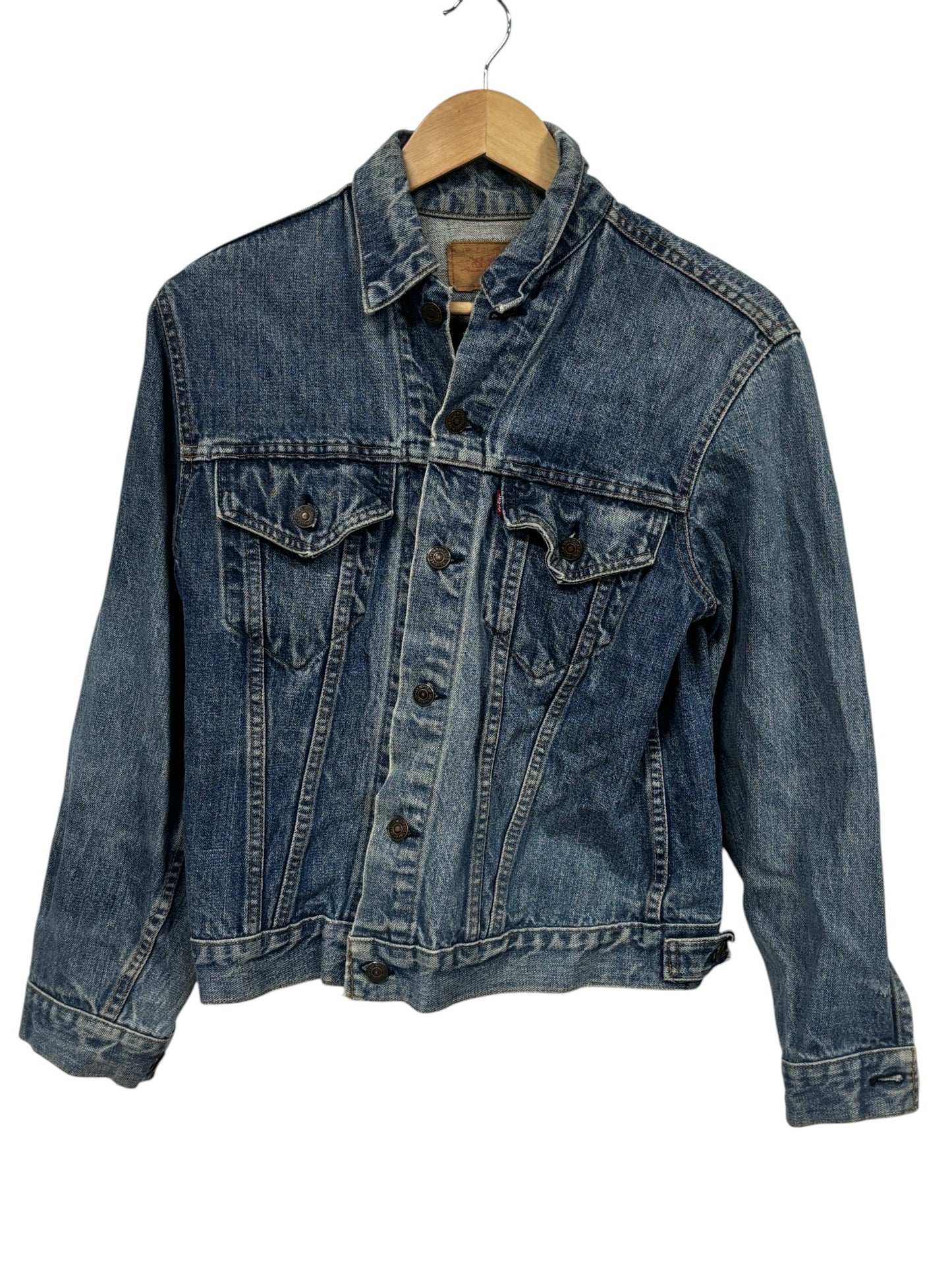 Vintage 80's Levi's Denim Trucker Jacket Size Small