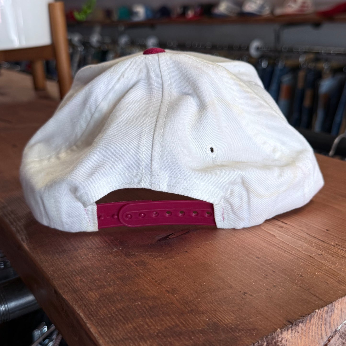 Vintage 90's NBA Seattle Supersonics TEI White Snapback Hat
