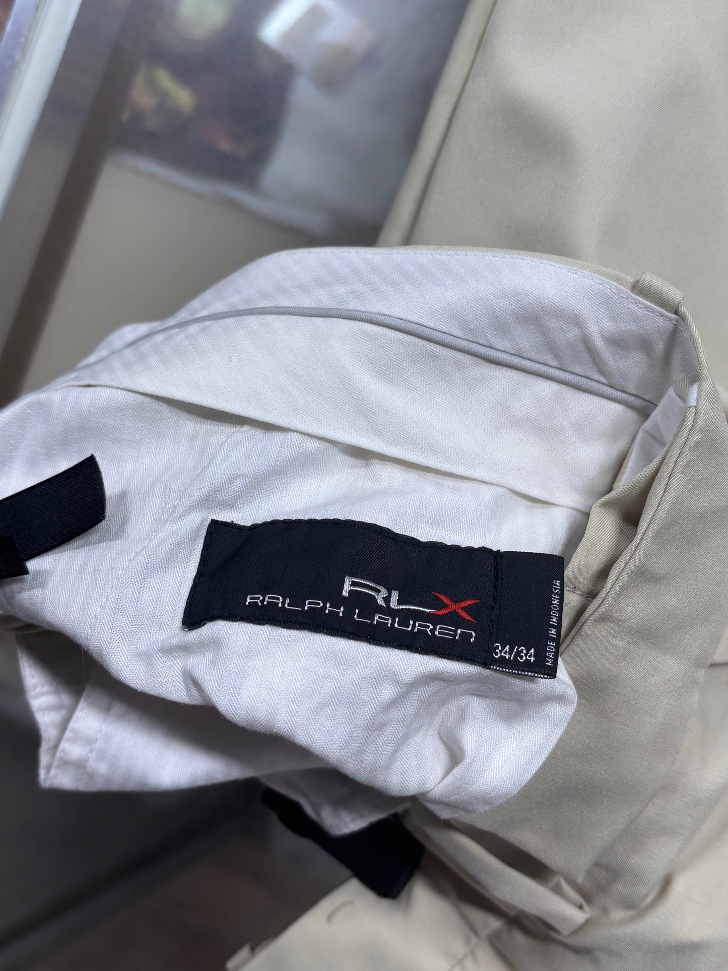 Ralph Lauren RLX Tan Golf Trouser Pants Size 34x34