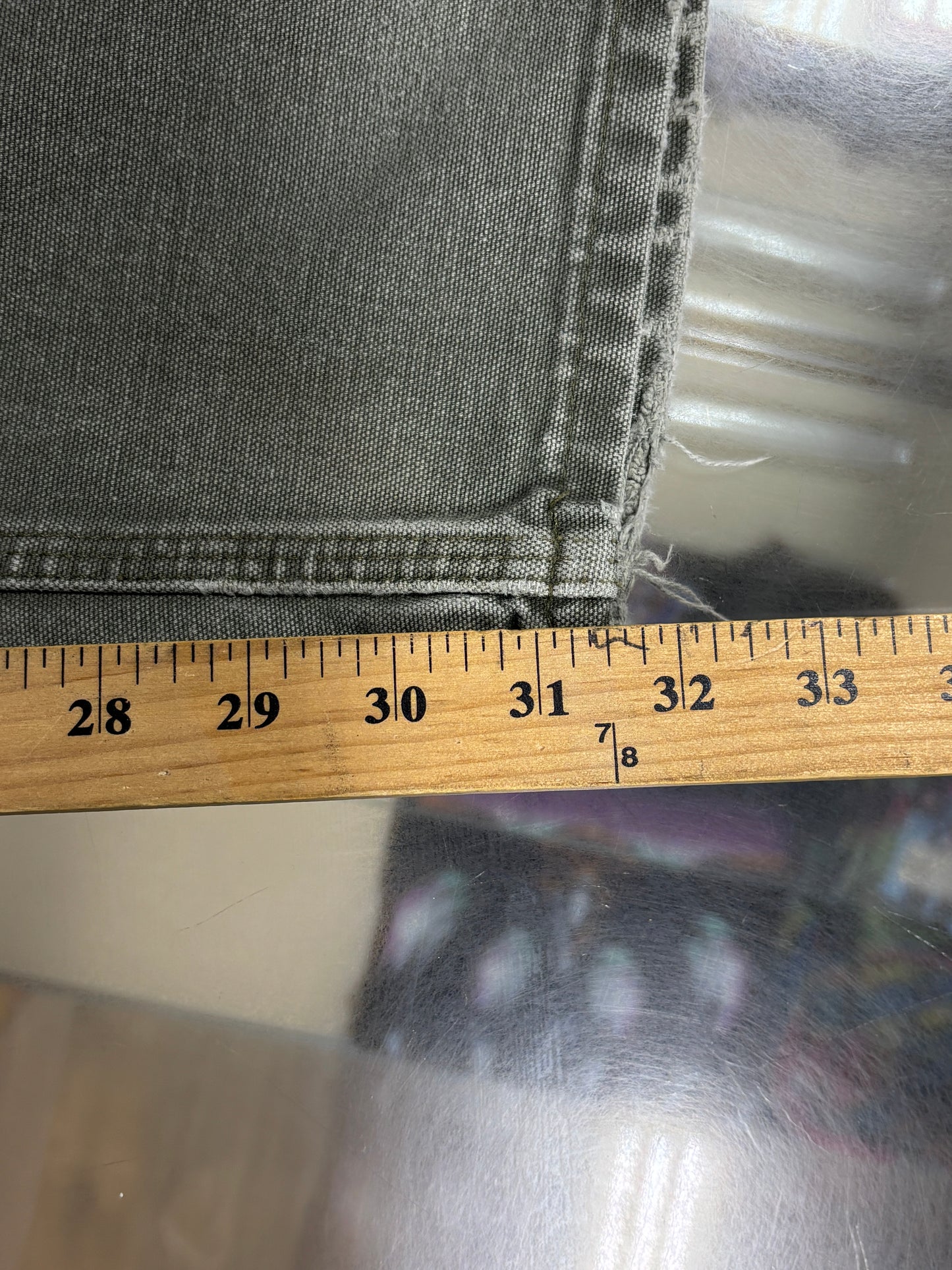Carhartt Olive Green Carpenter Pants Size 32x32