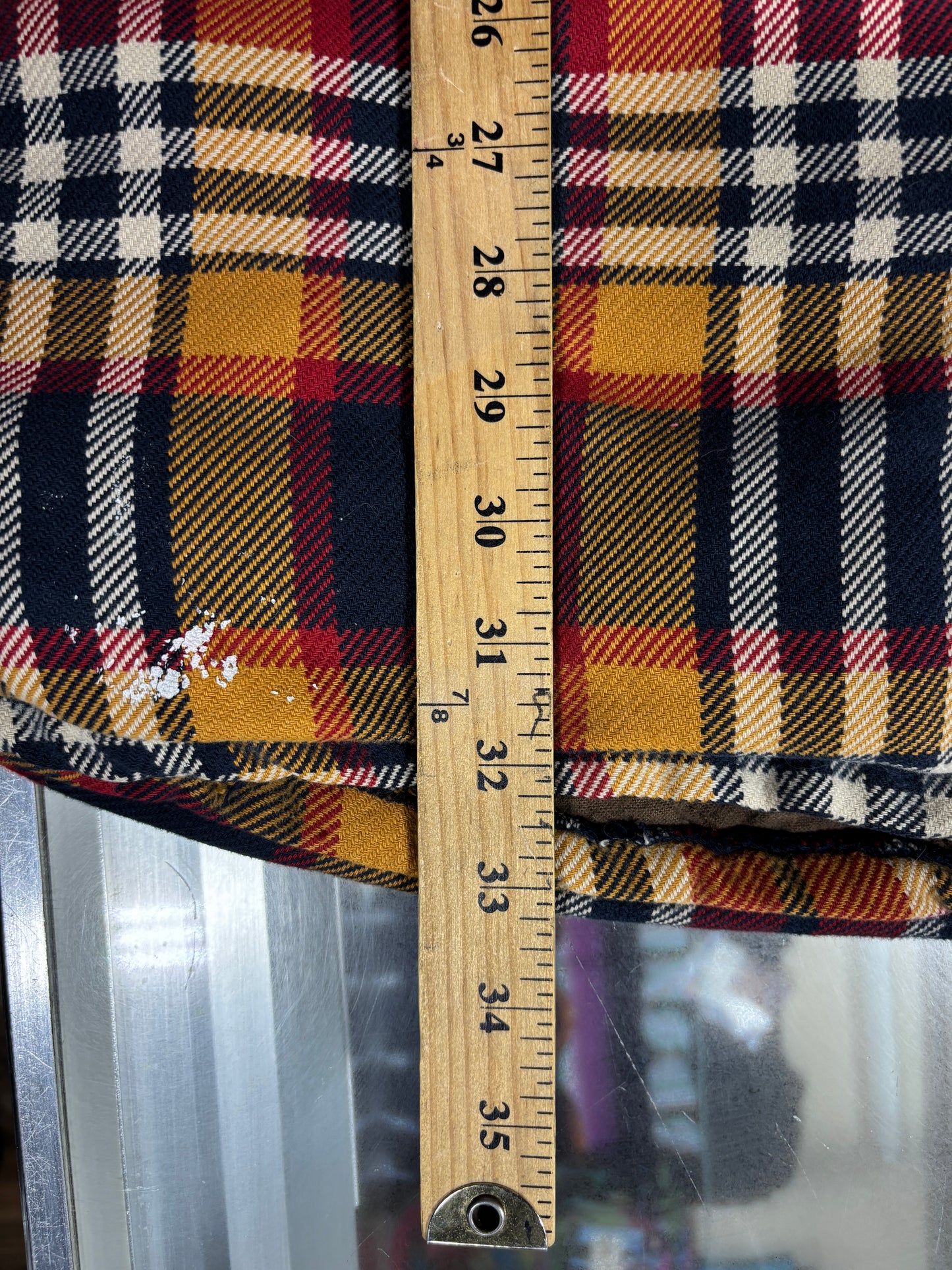 Y2K Abercrombie & Fitch Insulated Heavy Checkered Flannel Button Up Shirt Size L