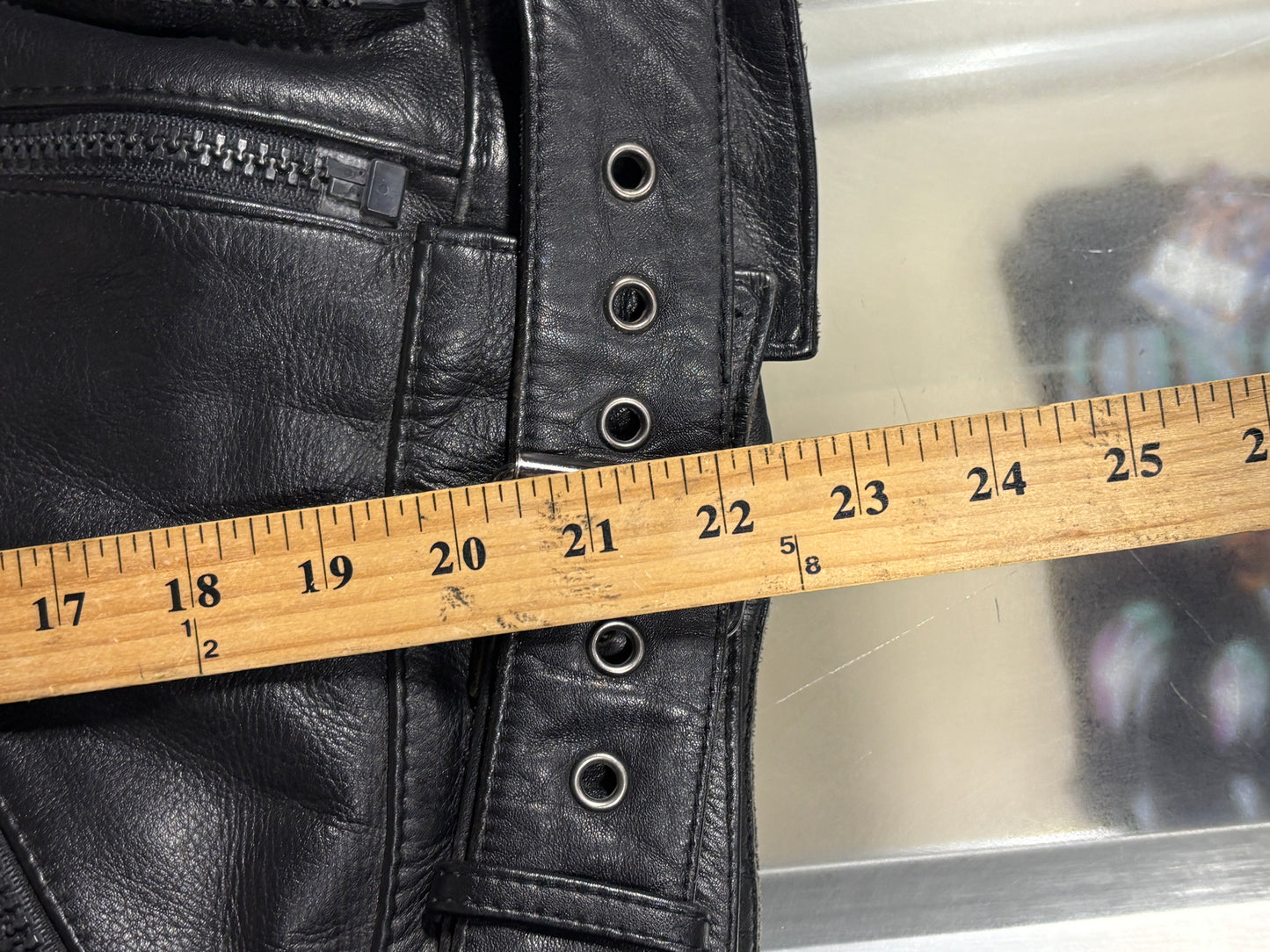 Harley Davidson Leather Hein Gericke Motorcycle Jacket Size 36