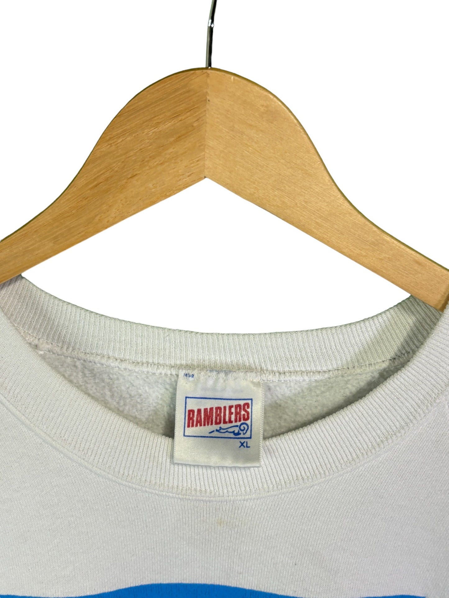 Vintage Night Belongs to Piccolo Graphic Crewneck Sweater Size XL