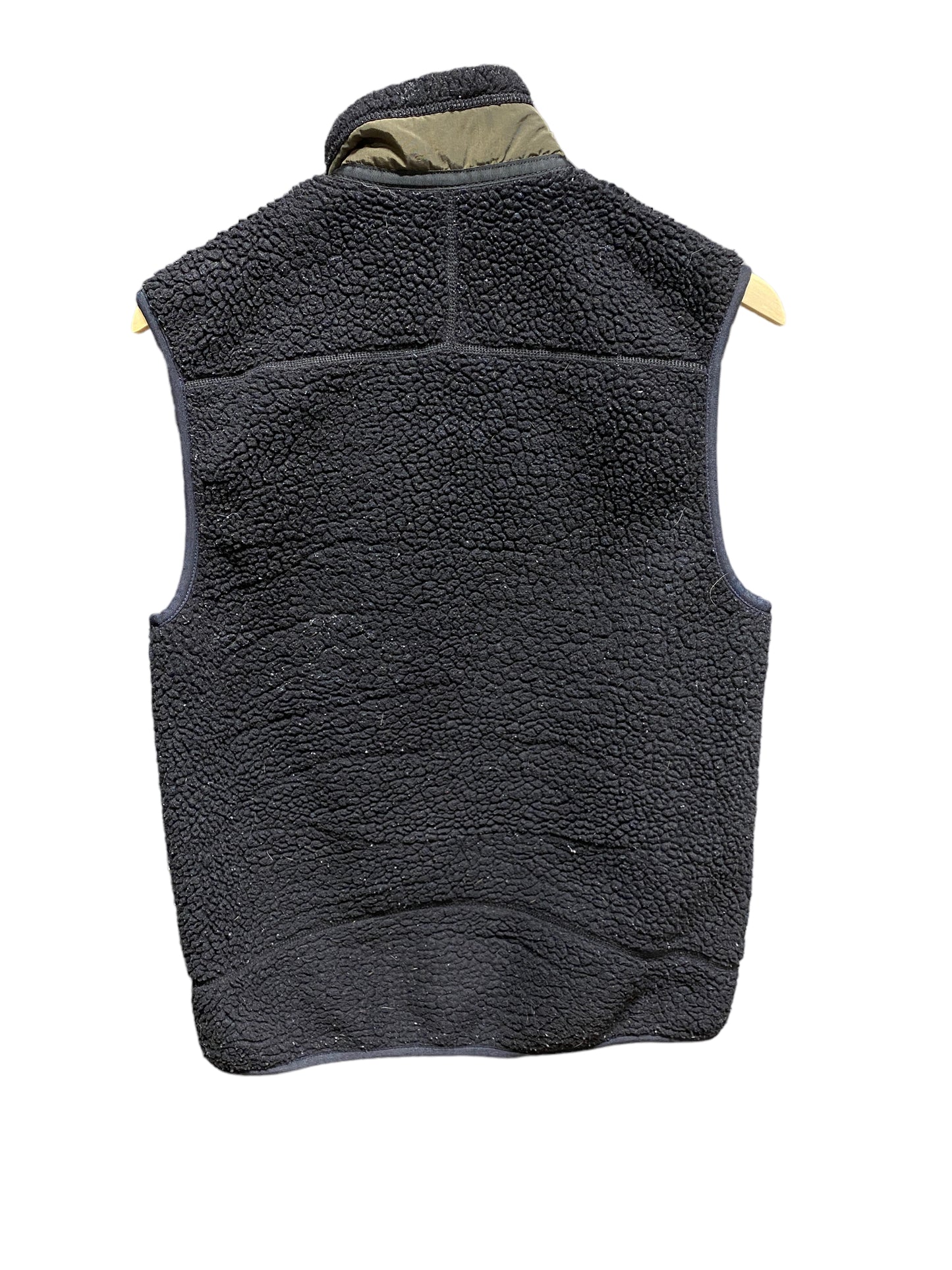 Vintage Patagonia Retro-X Black Olive Zip Up Vest Size Small