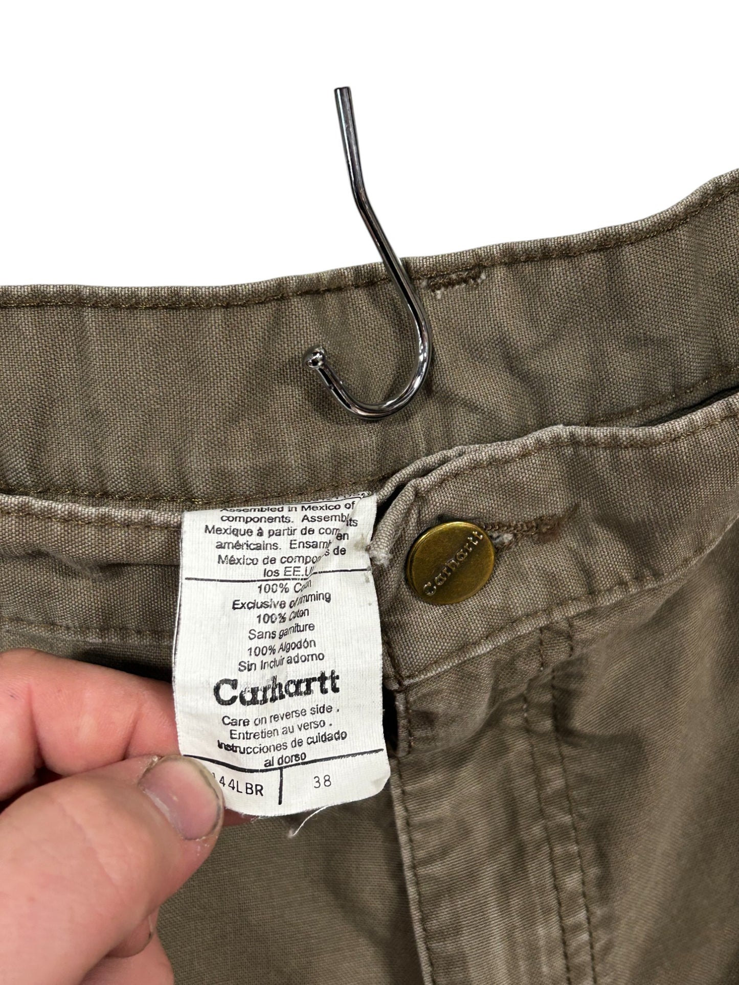 Carhartt Brown Carpenter Shorts Size 38