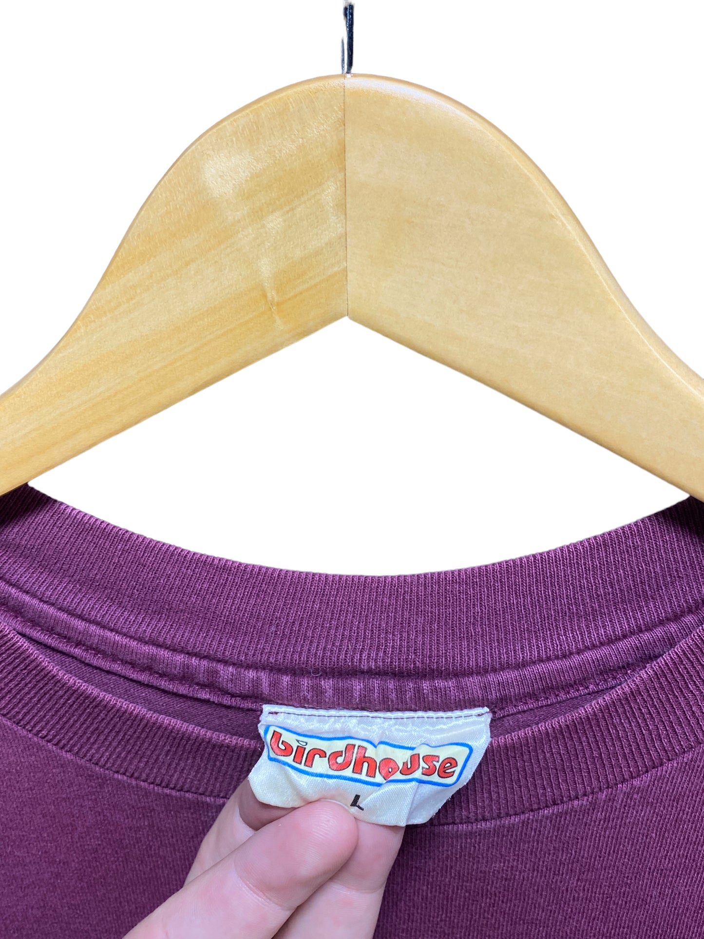 Vintage 90's Birdhouse Skateboard Heath Kirchart Monsters Graphic Tee Size Large