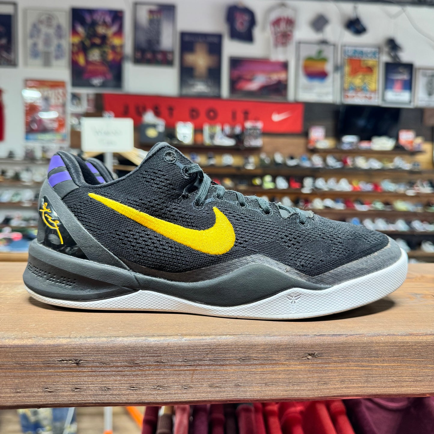 Nike Kobe 8 Protro 'Lakers Away' Size 5Y