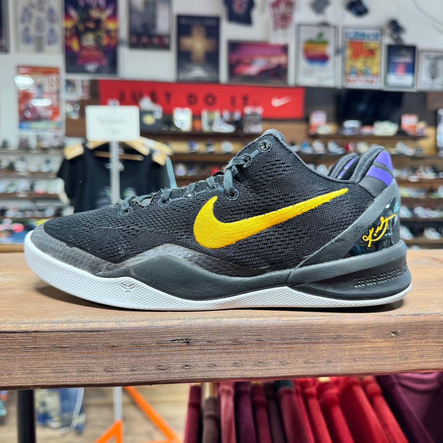 Nike Kobe 8 Protro 'Lakers Away' Size 5Y