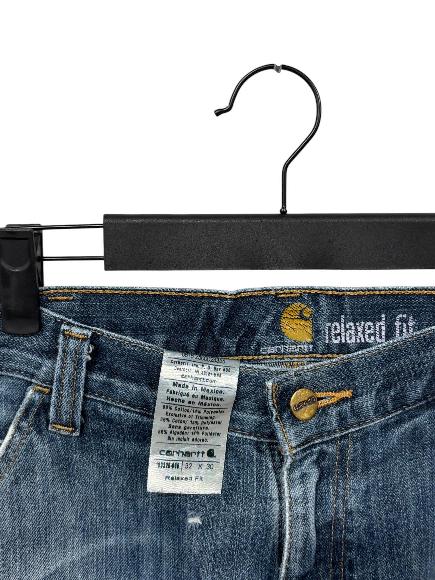 Carhartt Denim Double Knee Carpenter Jeans Size 32x30