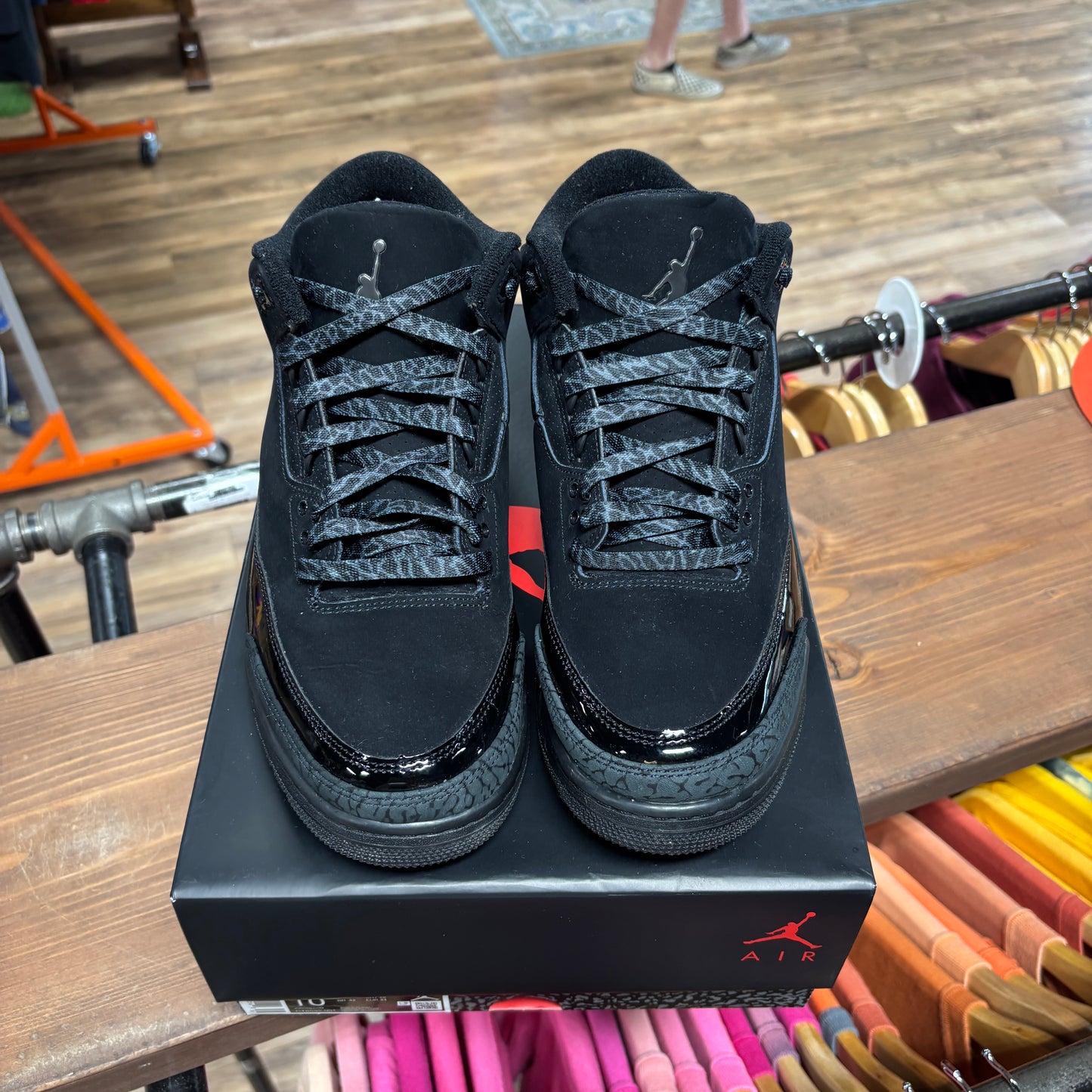 Jordan 3 'Black Cat' Size 10