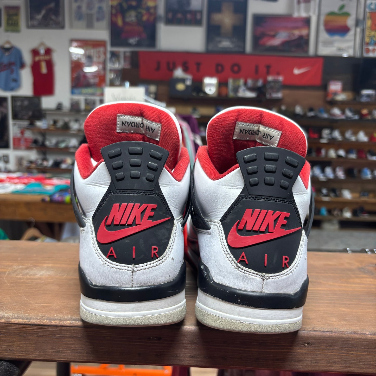 Jordan 4 'Fire Red' Size 12