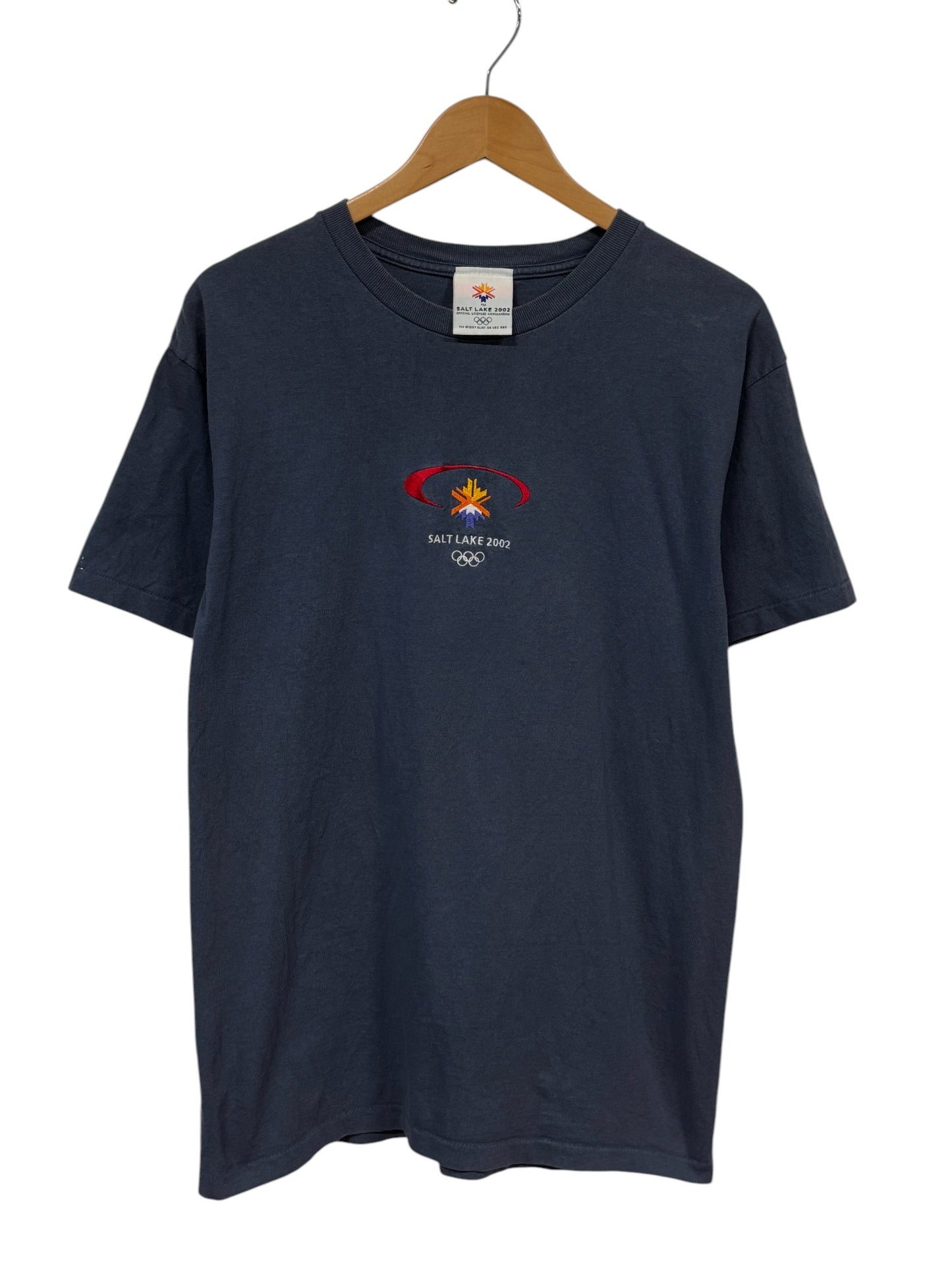 Vintage 2002 Salt Lake City Winter Olympics Graphic Tee Size Large