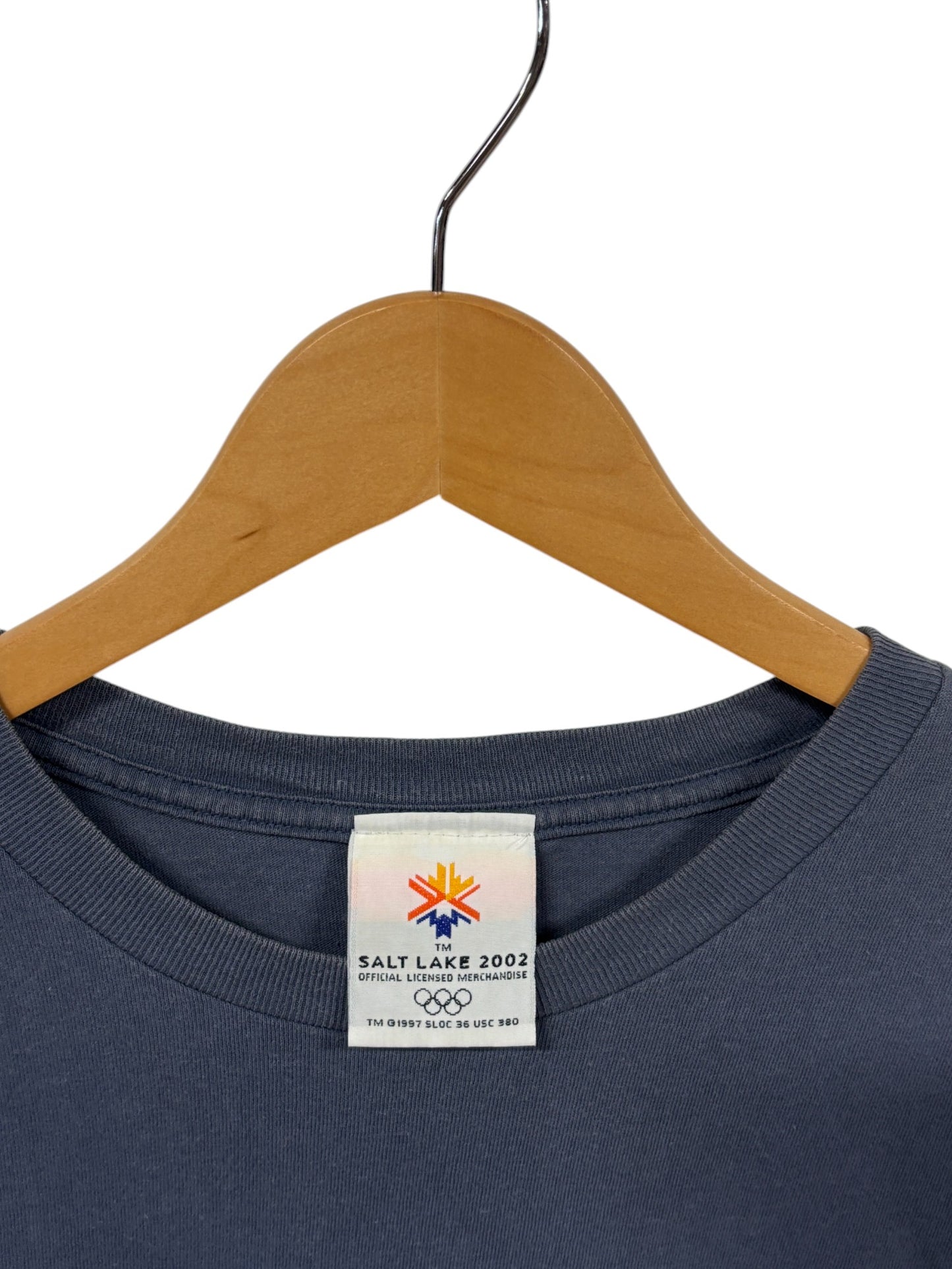 Vintage 2002 Salt Lake City Winter Olympics Graphic Tee Size Large