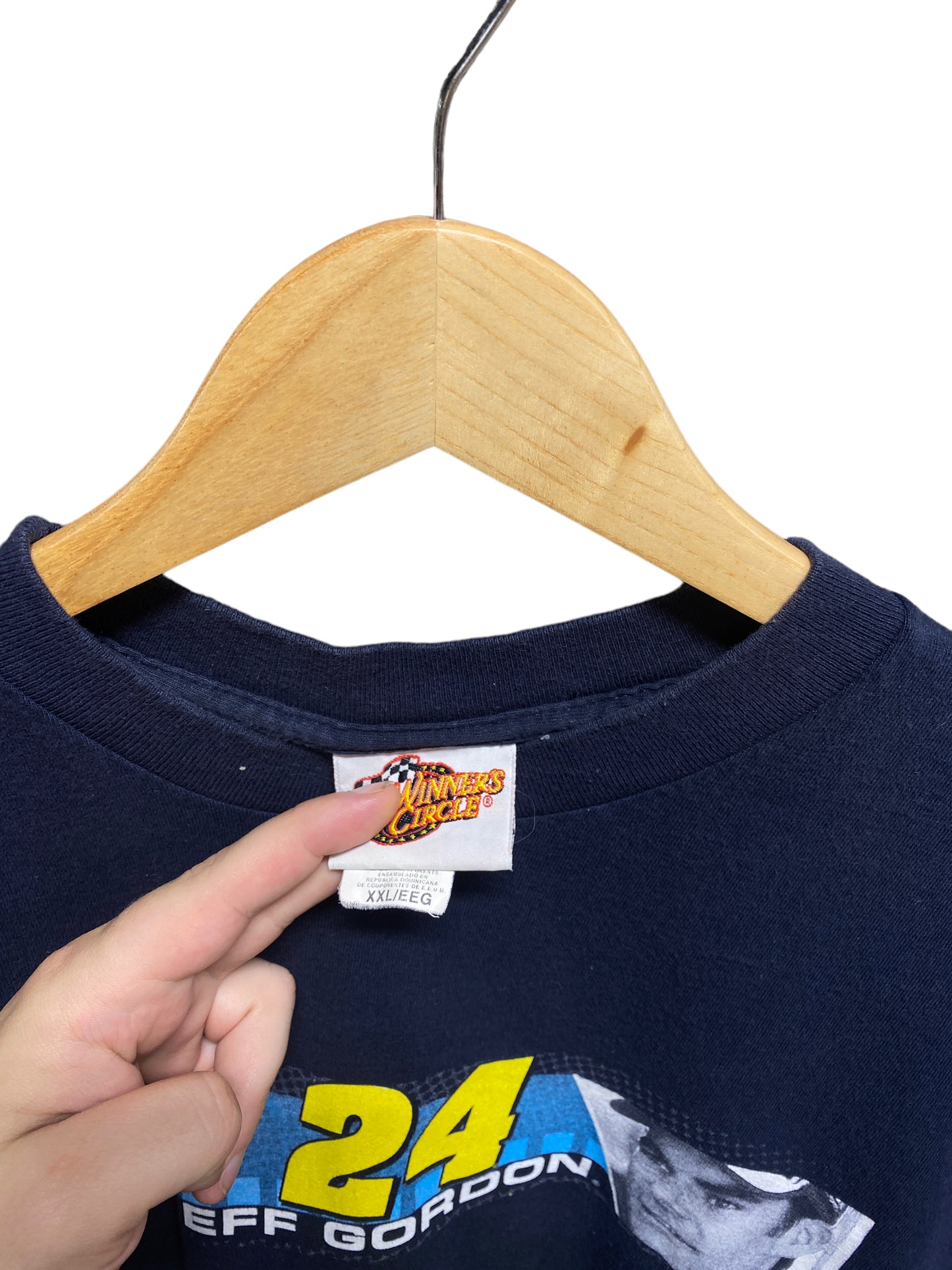 00's Winner Circle Jeff Gordon NASCAR Portrait Graphic Tee Size XXL