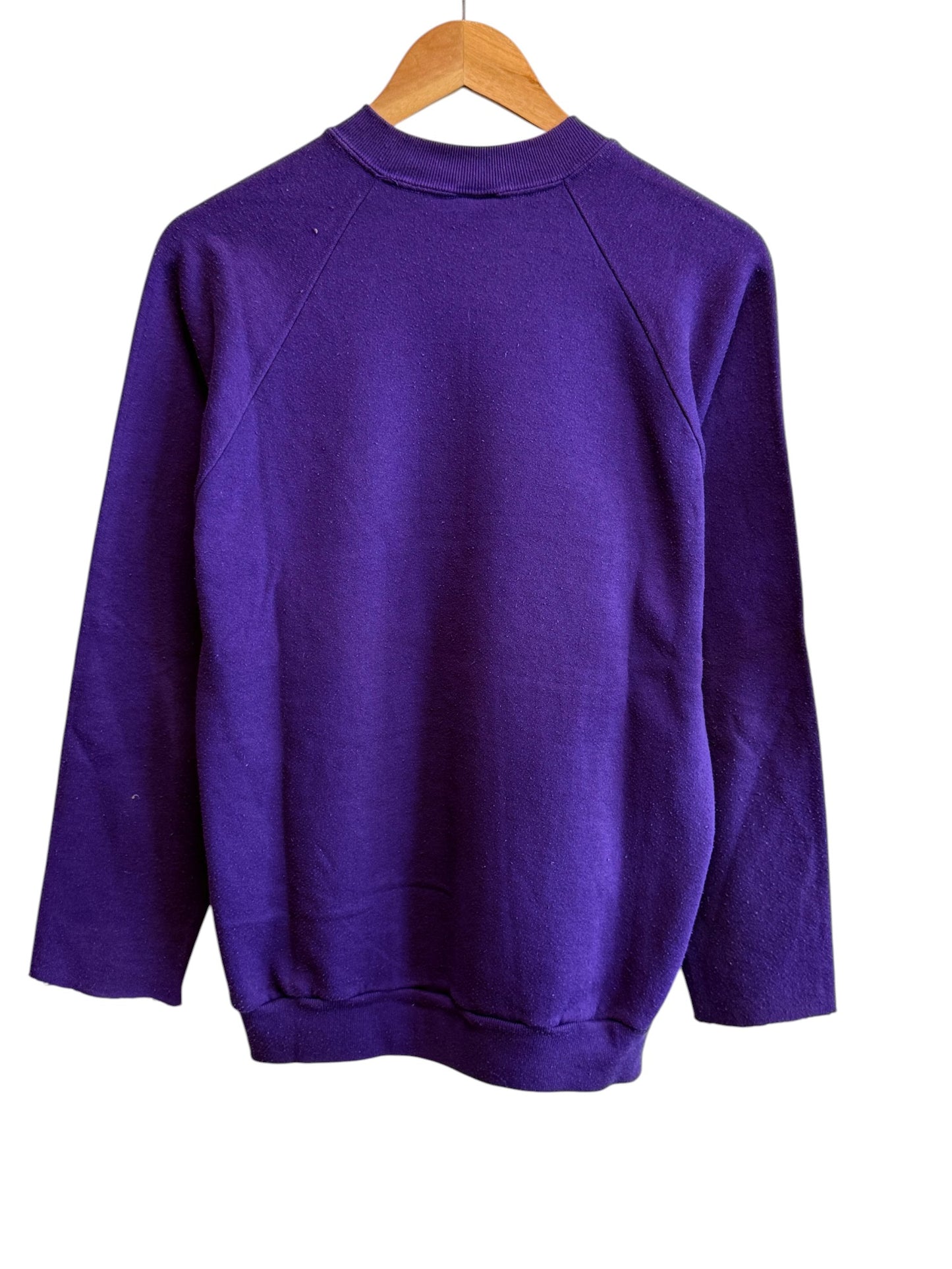 Vintage 90's LSU Tigers Big Print College Crewneck Sweater Size Large