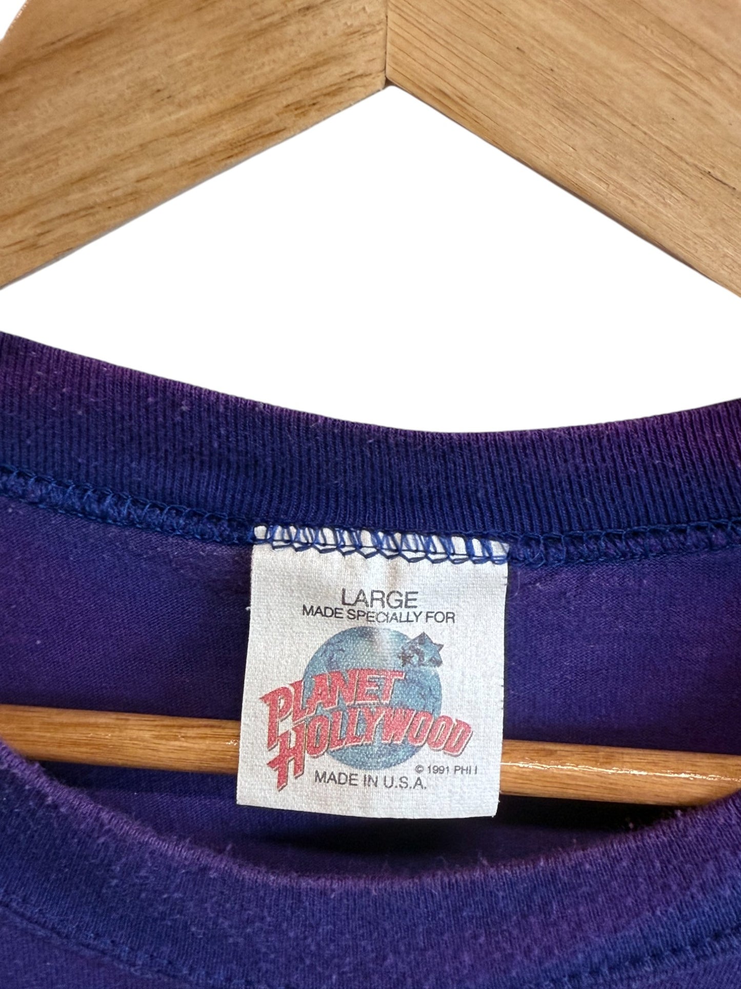 Vintage Planet Hollywood Reno Nevada Graphic Tee Size Large