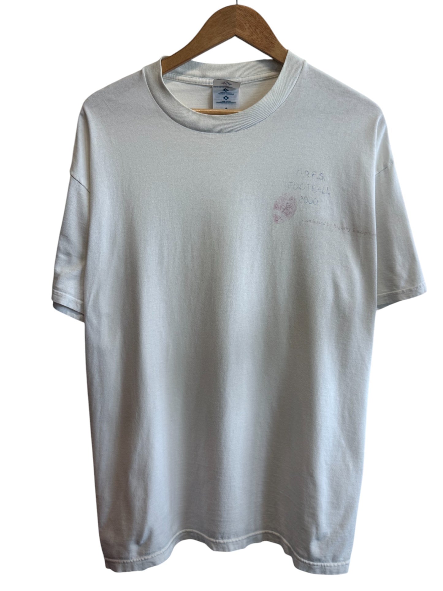 Vintage Football Graphic Tee Size Large