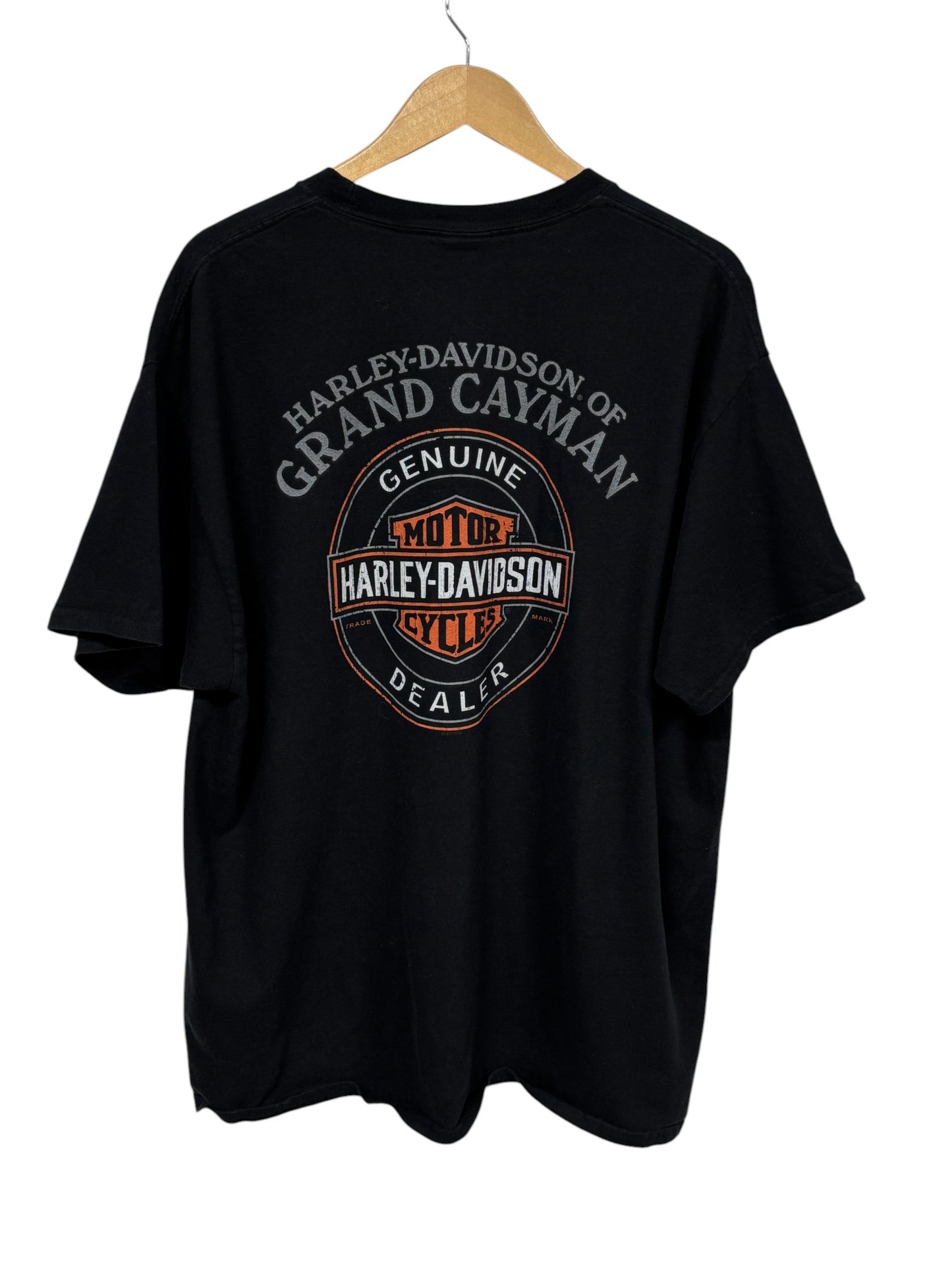 Harley Davidson Grand Cayman Biker Graphic Tee Size XL