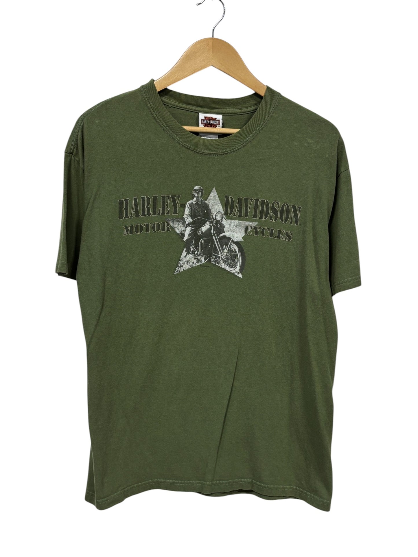 Harley Davidson Bayou Country Louisiana Biker Graphic Tee Size Large