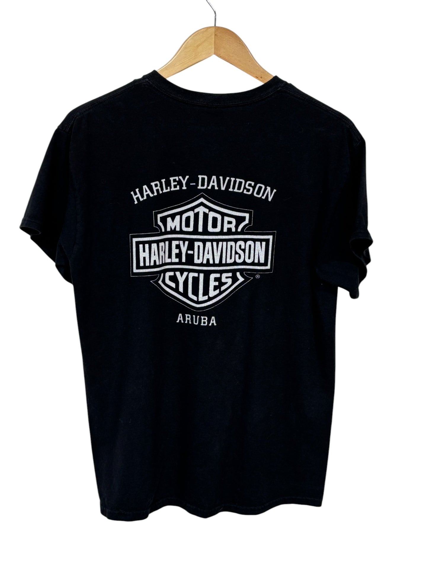 Harley Davidson Aruba Biker Graphic Tee Size Medium