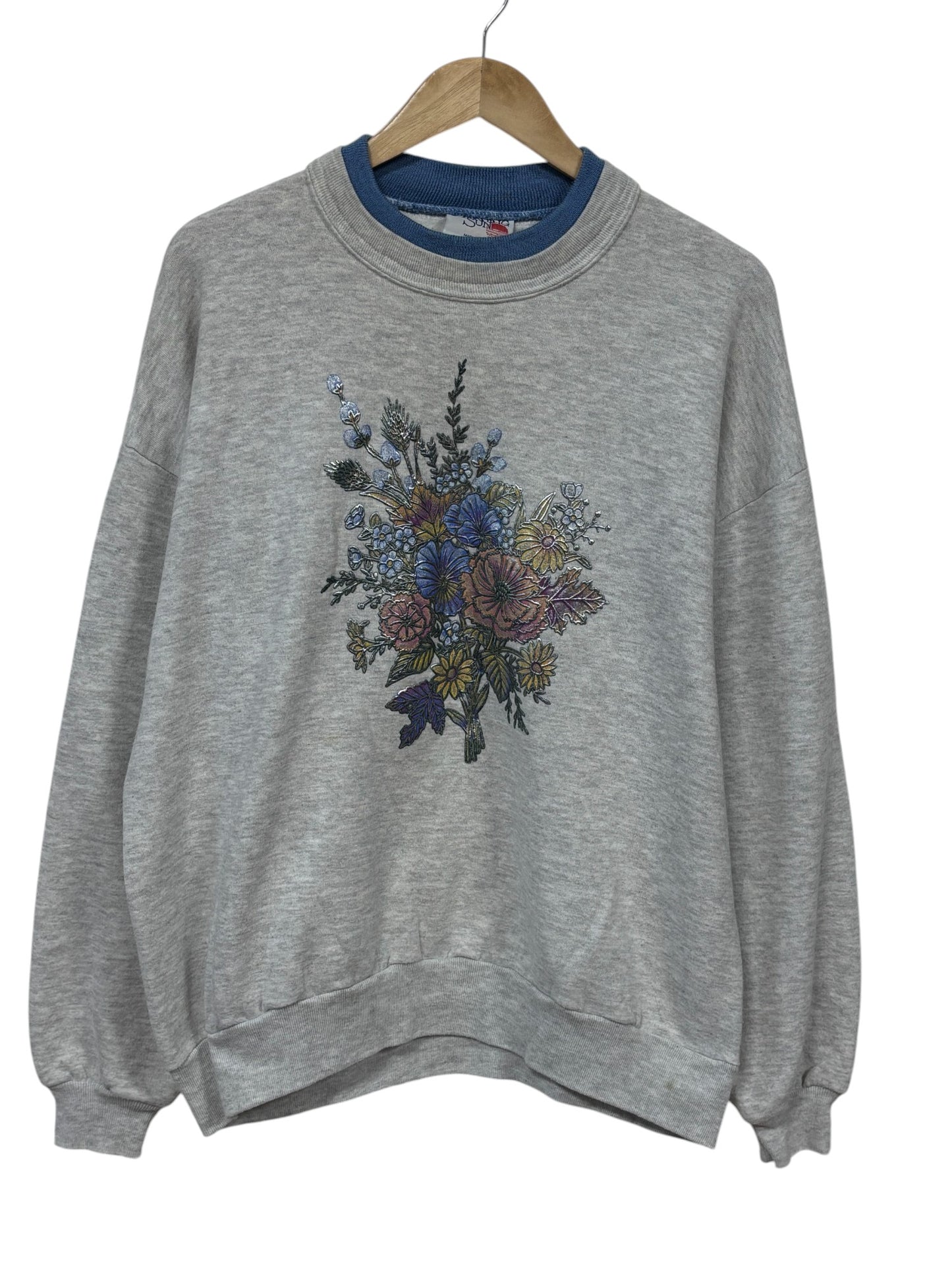 Vintage 90's Flower Arrangement Nature Crewneck Sweater Size XL