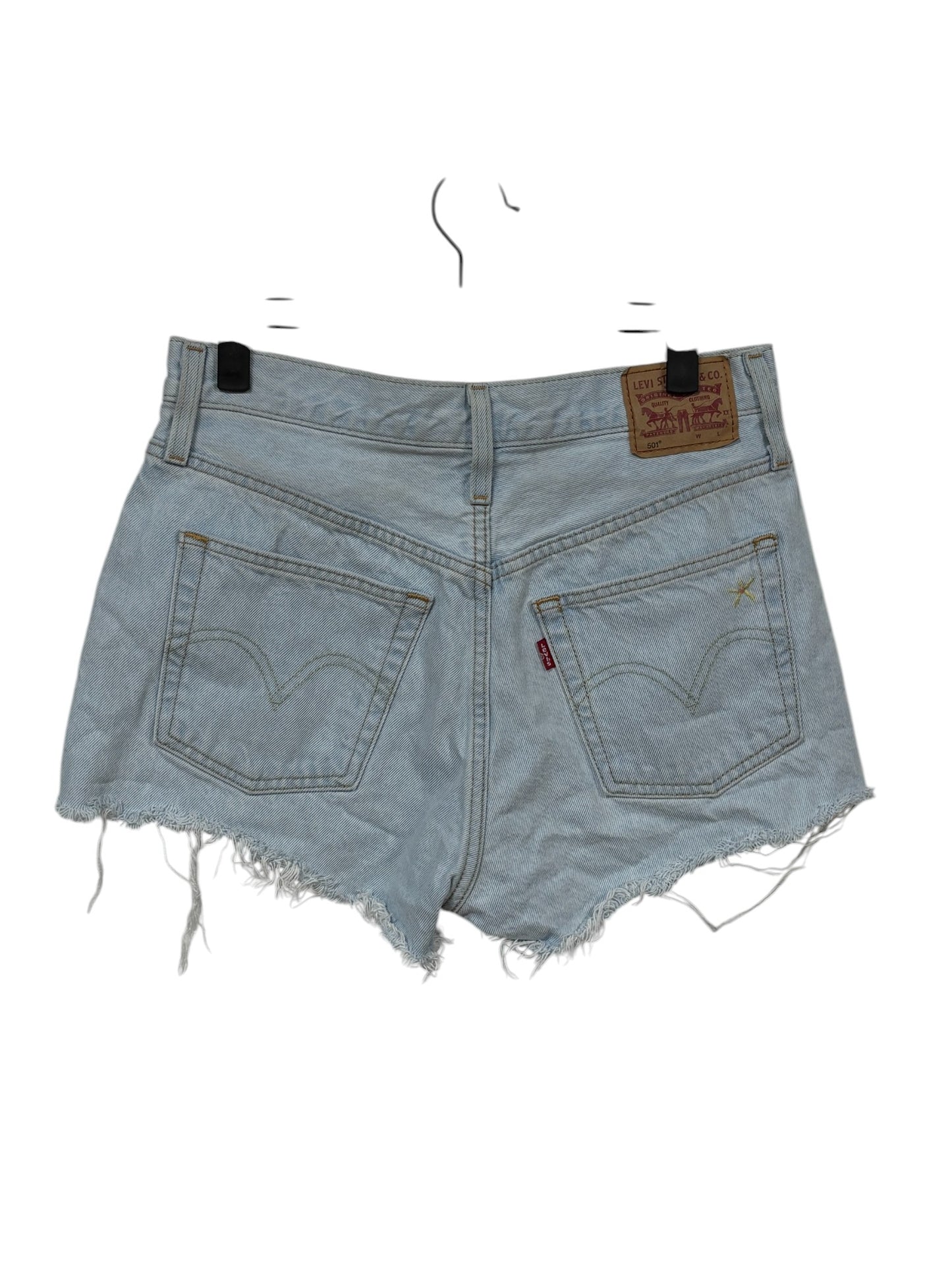 Levi's Women's Embroidered Flower Denim Cutoff Shorts Size 28