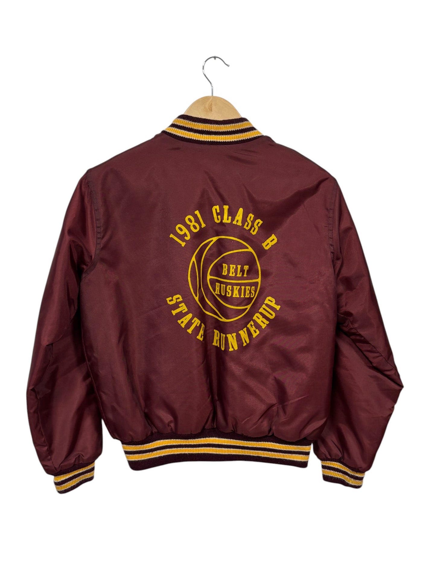 Vintage 1981 Belt Huskies Class B Coaching Jacket Size XL (Youth)