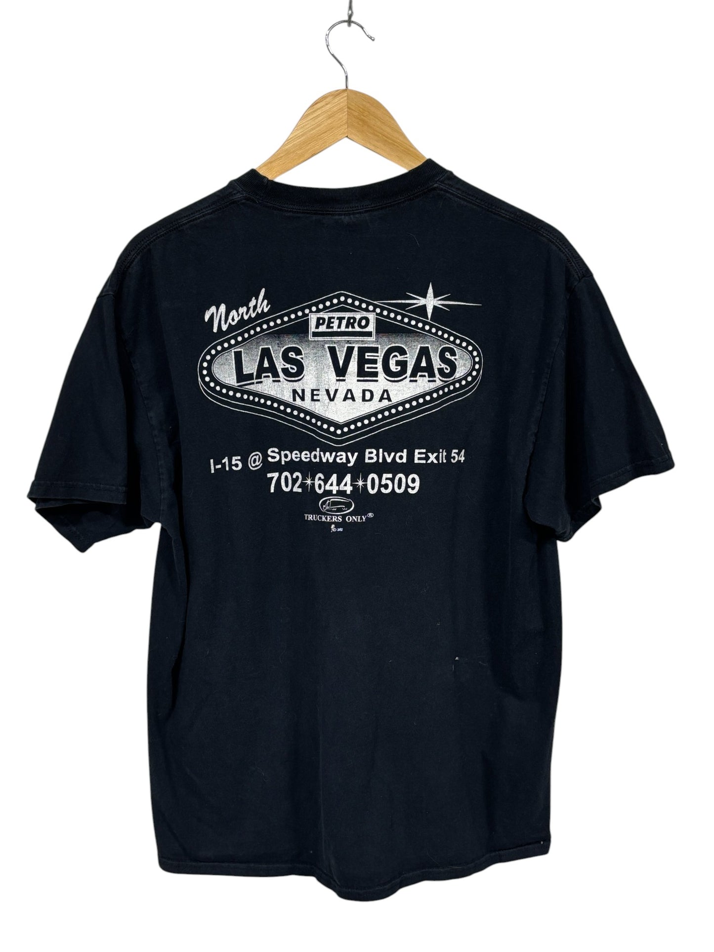 Vintage Y2K Bad Dog Truckers Only Big Print Graphic Tee Size Large