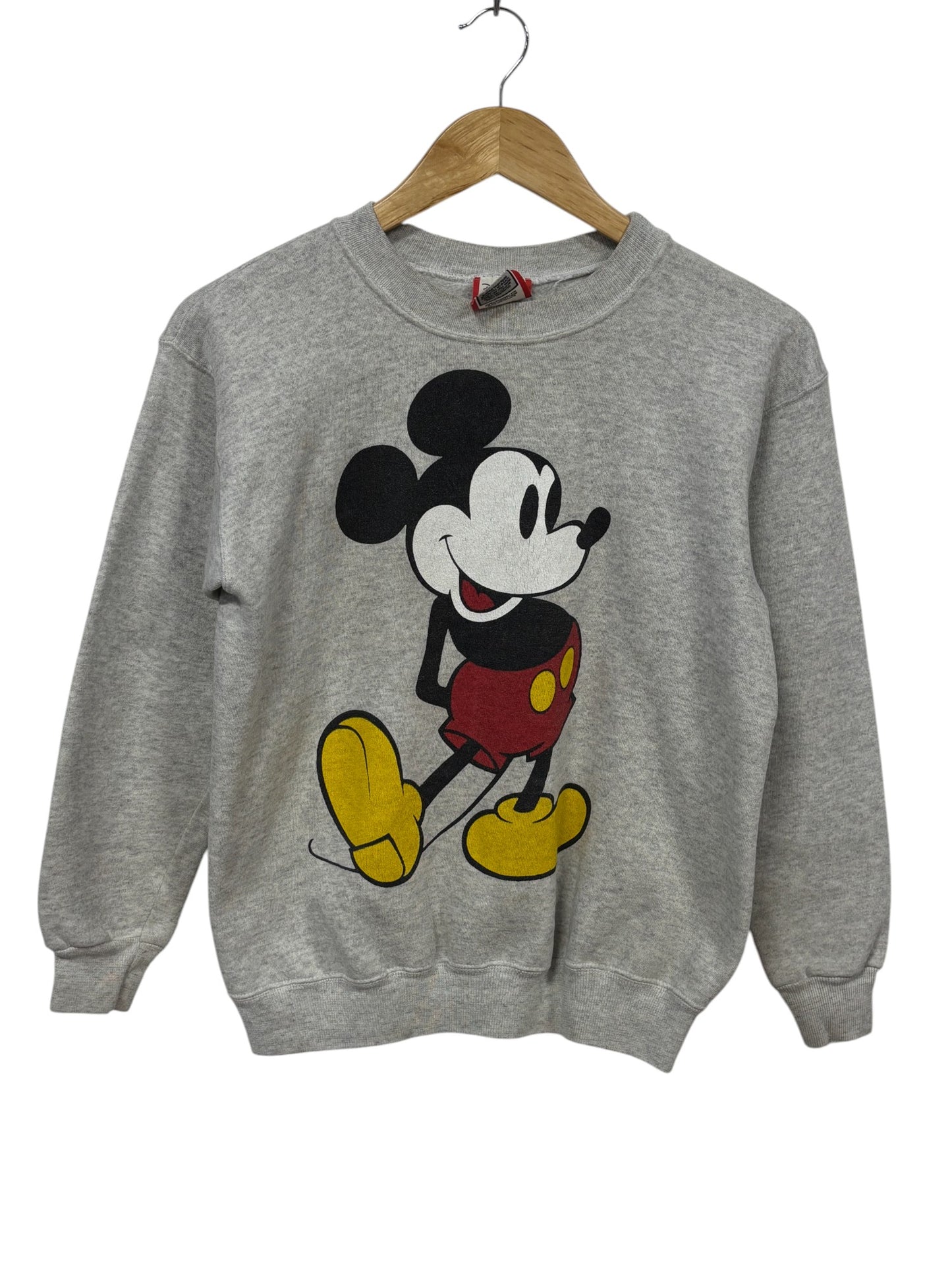 Vintage 90's Disney Mickey Mouse Big Print Cartoon Sweater Size Small