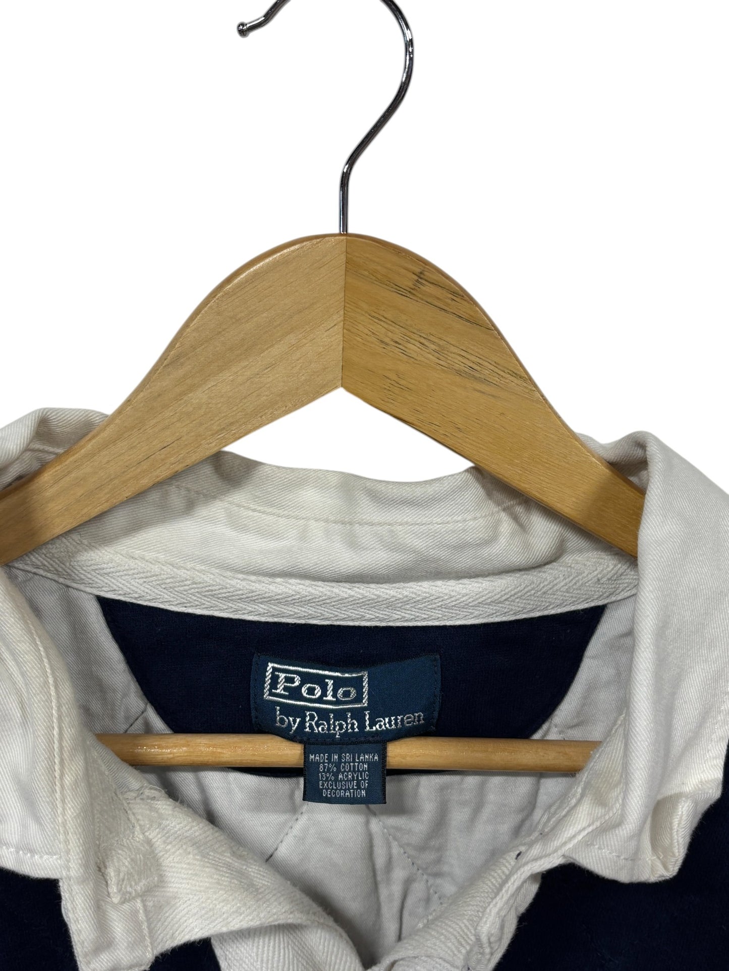 Vintage 90's Polo Ralph Lauren Navy Blue Shirt Size XL