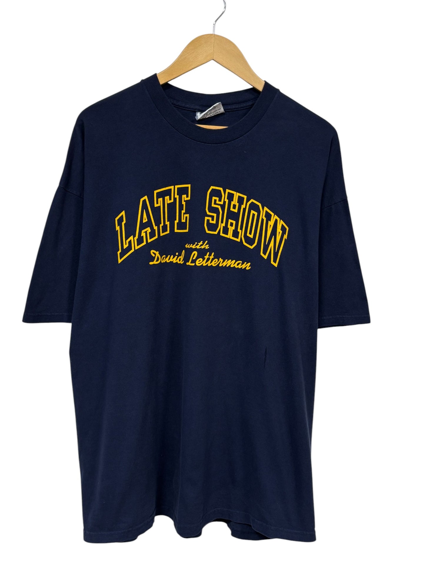 Vintage 90's David Letterman Late Show Graphic Tee Size XXL