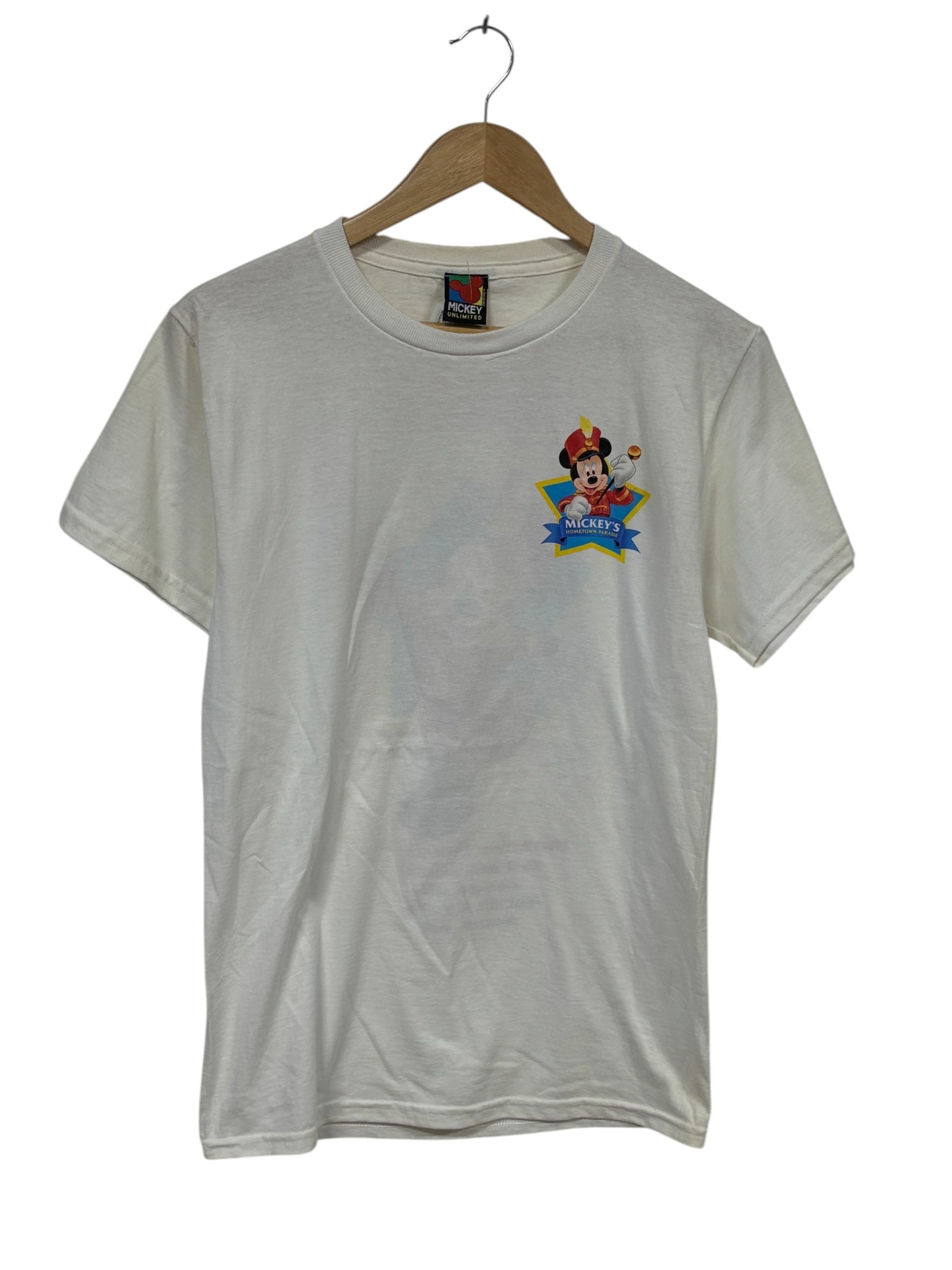 Vintage 1999 Disney Mickey Mouse Hometown Parade Cartoon Tee Size Small
