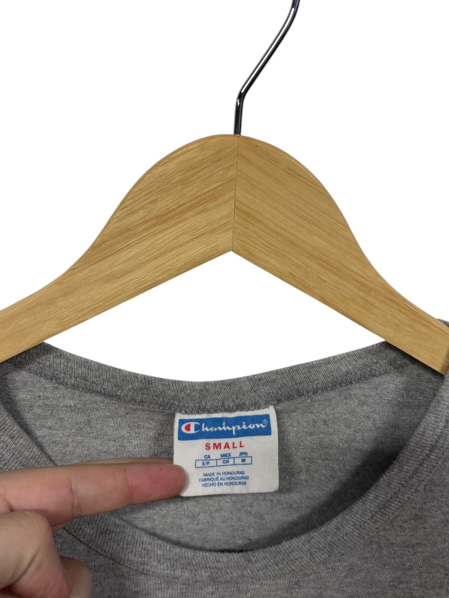 Champion Classic Spellout Logo Tee Size Small