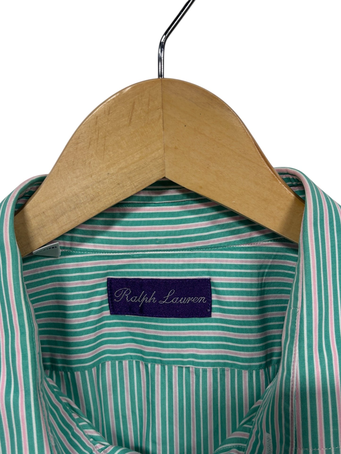 Polo Ralph Lauren Purple Label Striped Button Up Shirt Size XL