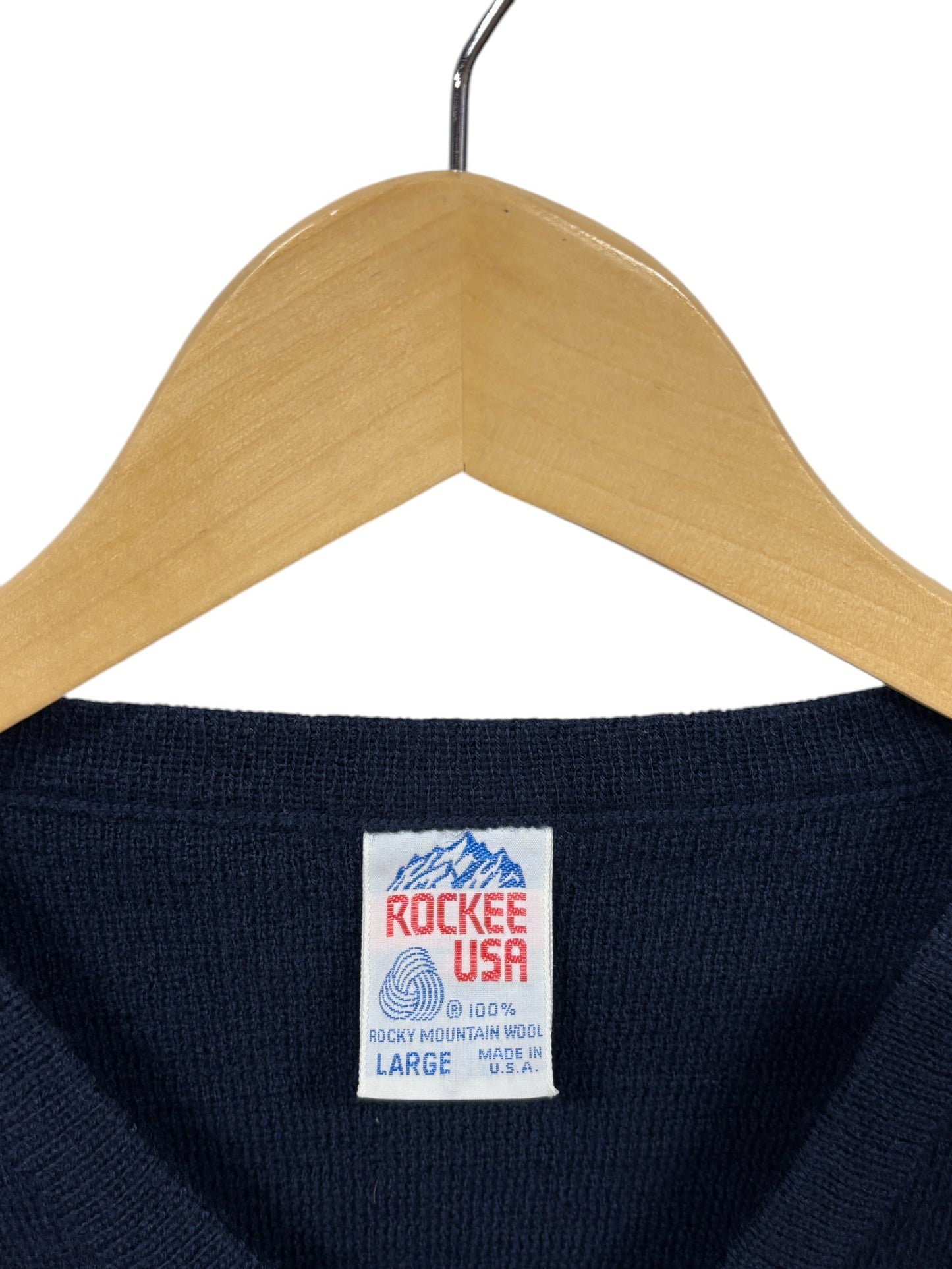 Vintage 80's MWGA Montana Wool Growers Association Cardigan Size Small