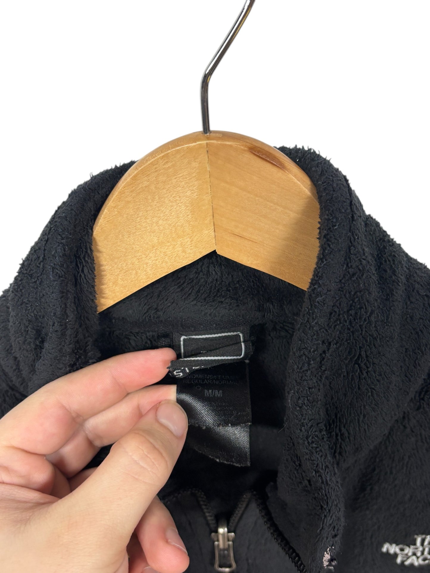 Vintage 00's North Face Pile Fleece Full Zip Jacket Size Medium (Womens)