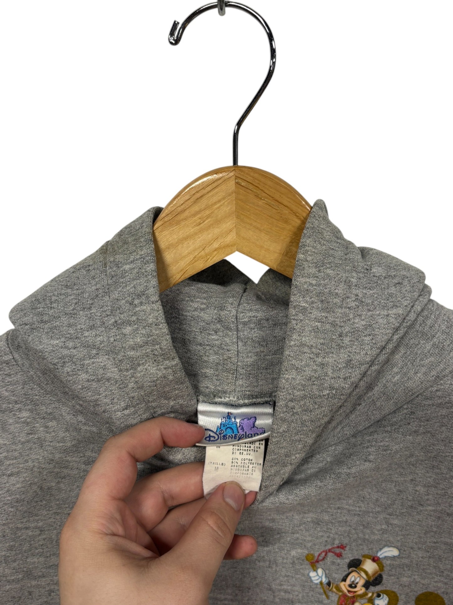 Vintage 00's Disney Land Cartoon Characters Hoodie Size Medium