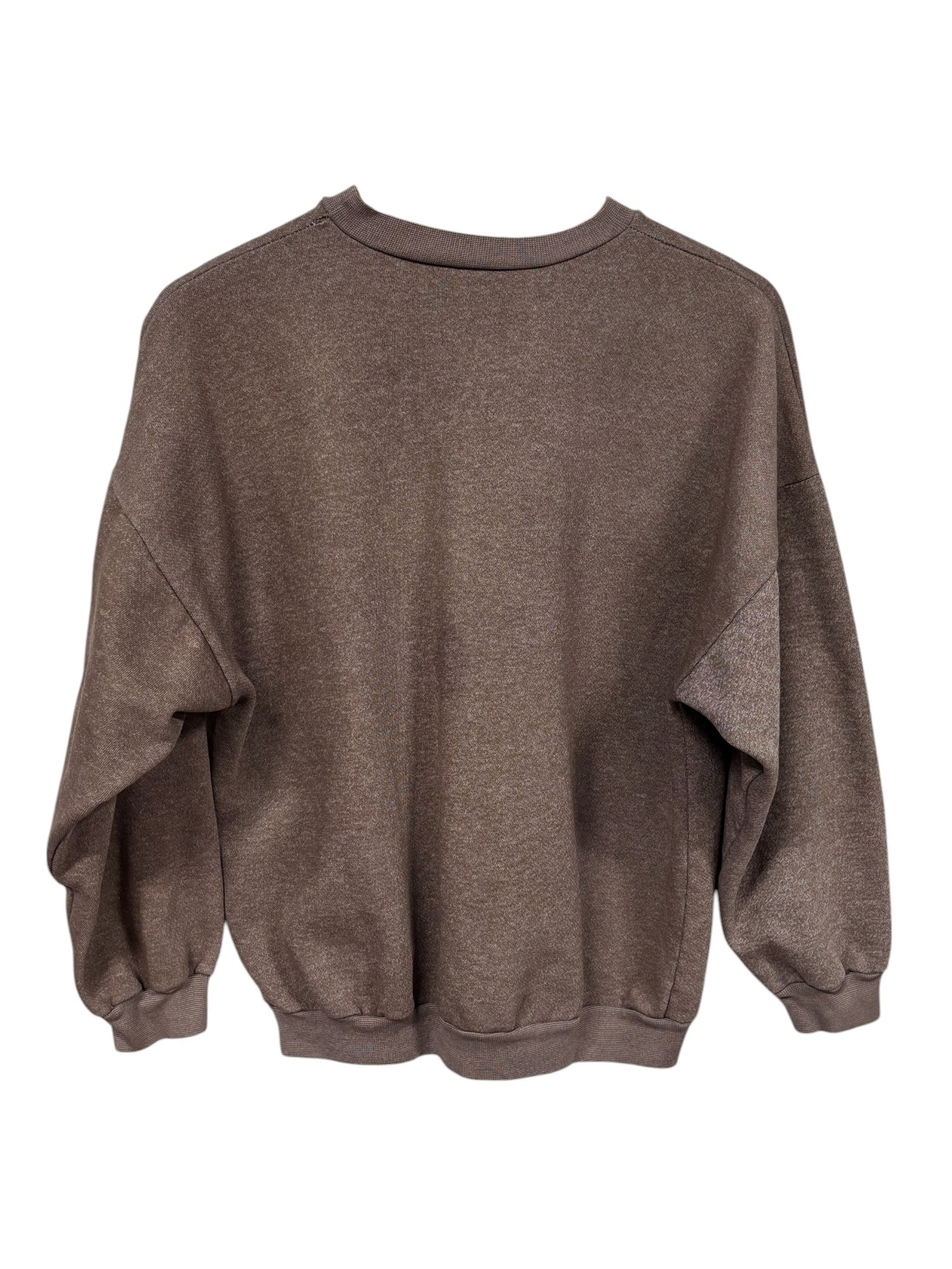 Vintage 90's Avon Brand Overdyed Brown Crewneck Sweater Size Medium