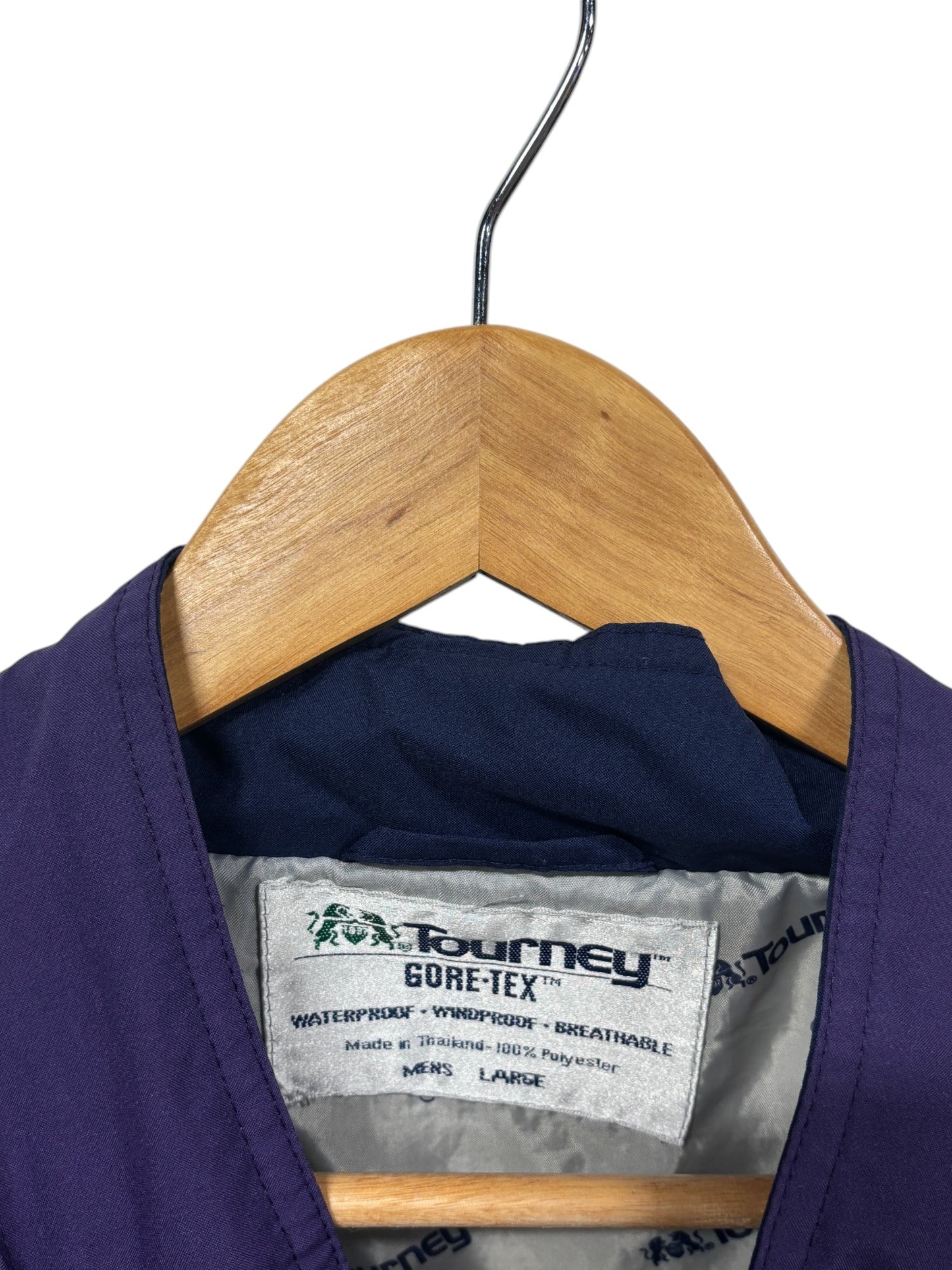 Vintage 90's Tourney Brand Gore-Tex Waterproof Jacket Size Large