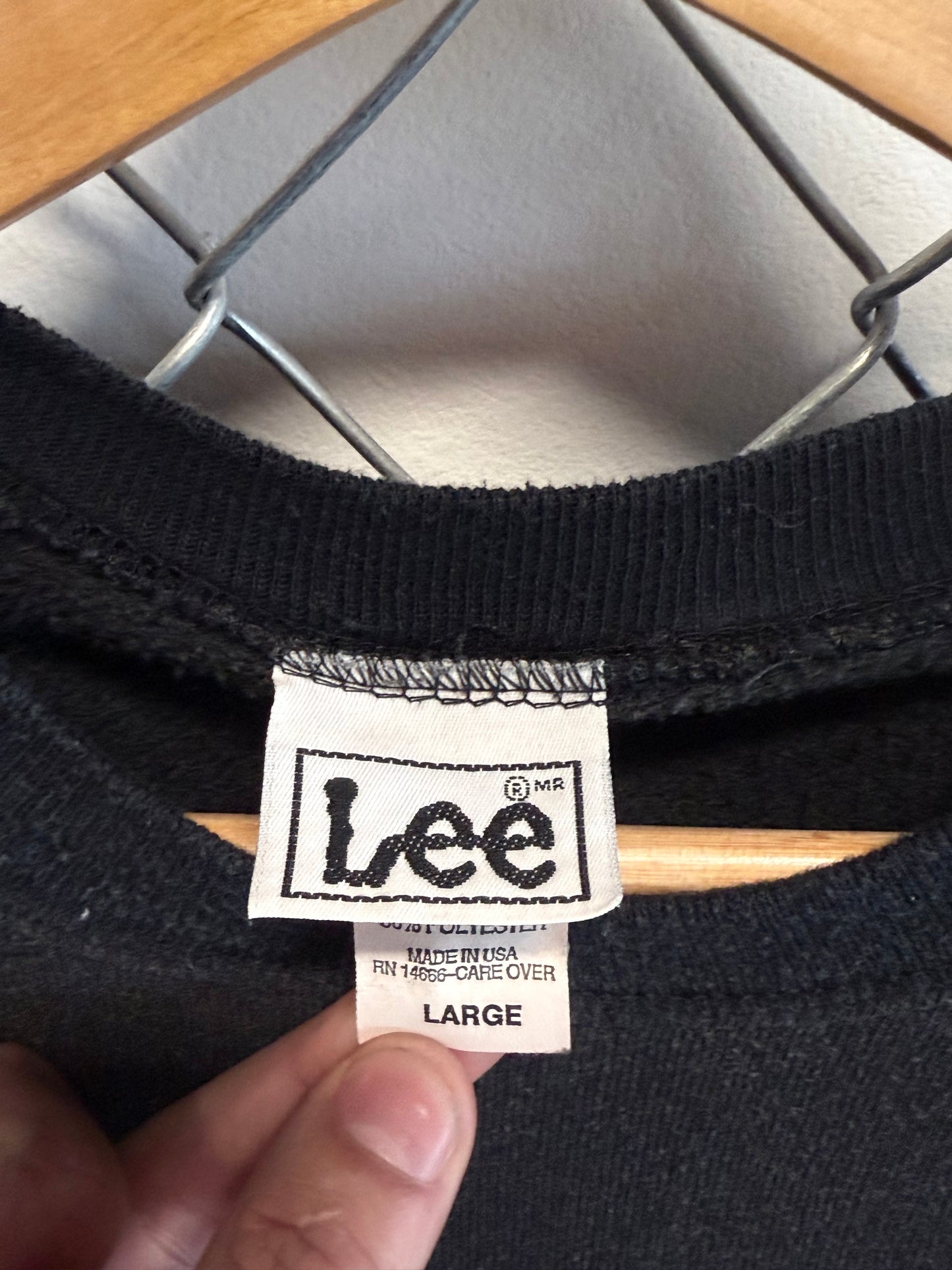 Vintage 90's Hardin Montana Black Crewneck Sweater Size Large