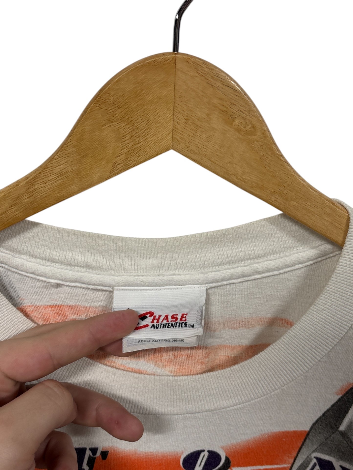 Vintage 1999 NASCAR Tony Stewart Racing AOP Graphic Tee Size XL