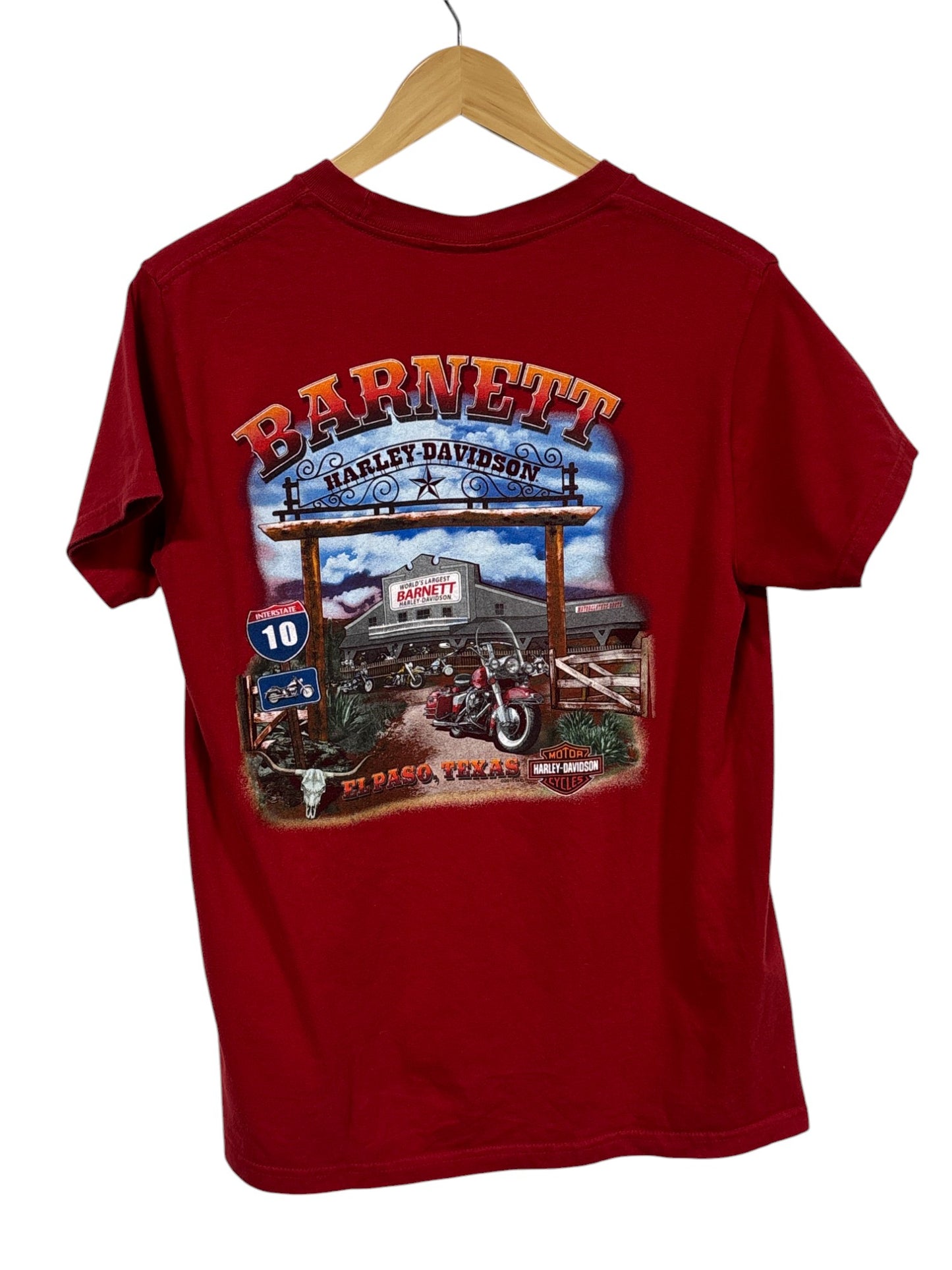 Harley Davidson Barnett Texas Biker Graphic Tee Size Medium