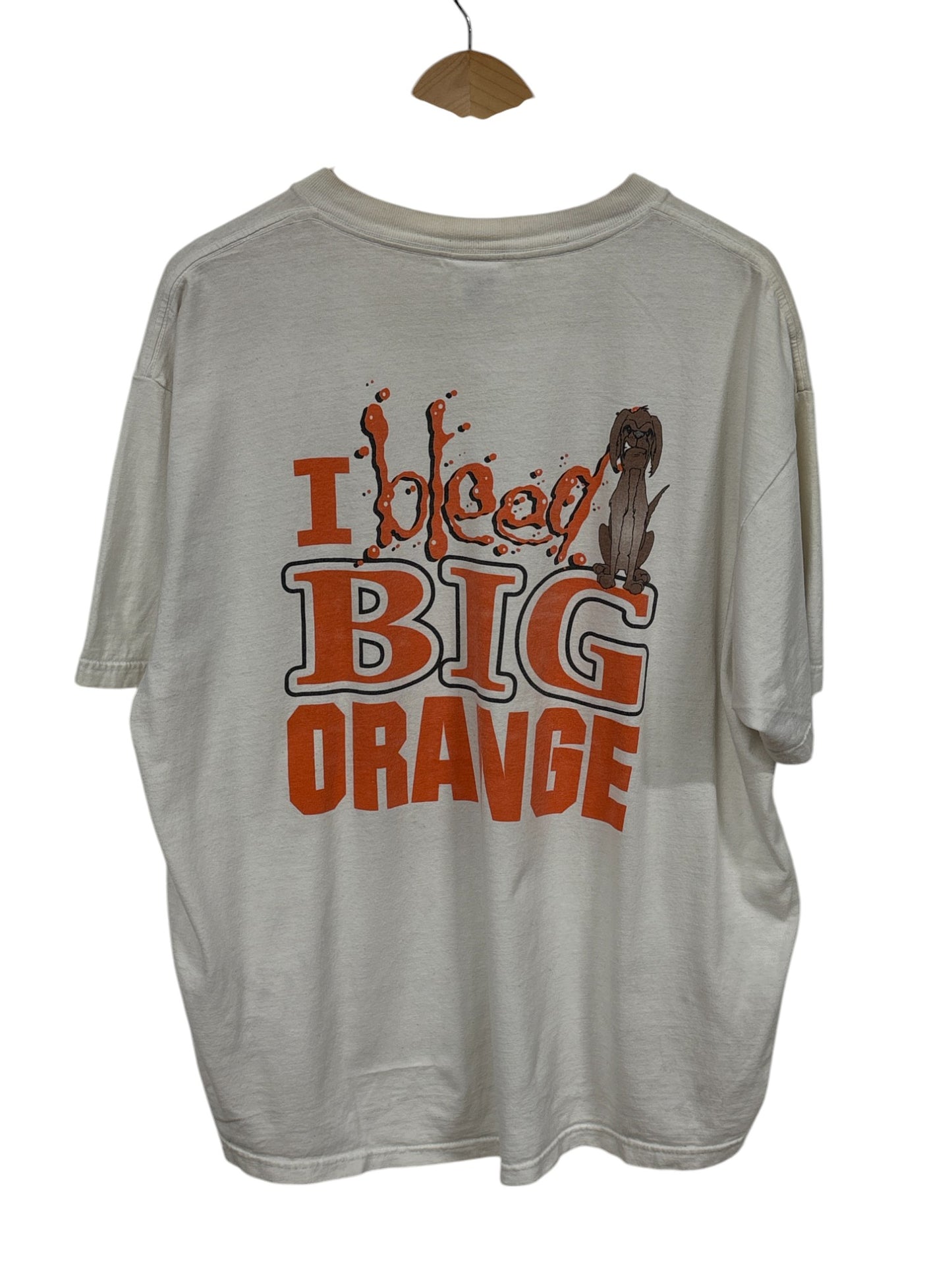 Vintage 2000 Border Wars Tennessee Georgia Football Graphic Tee Size XL