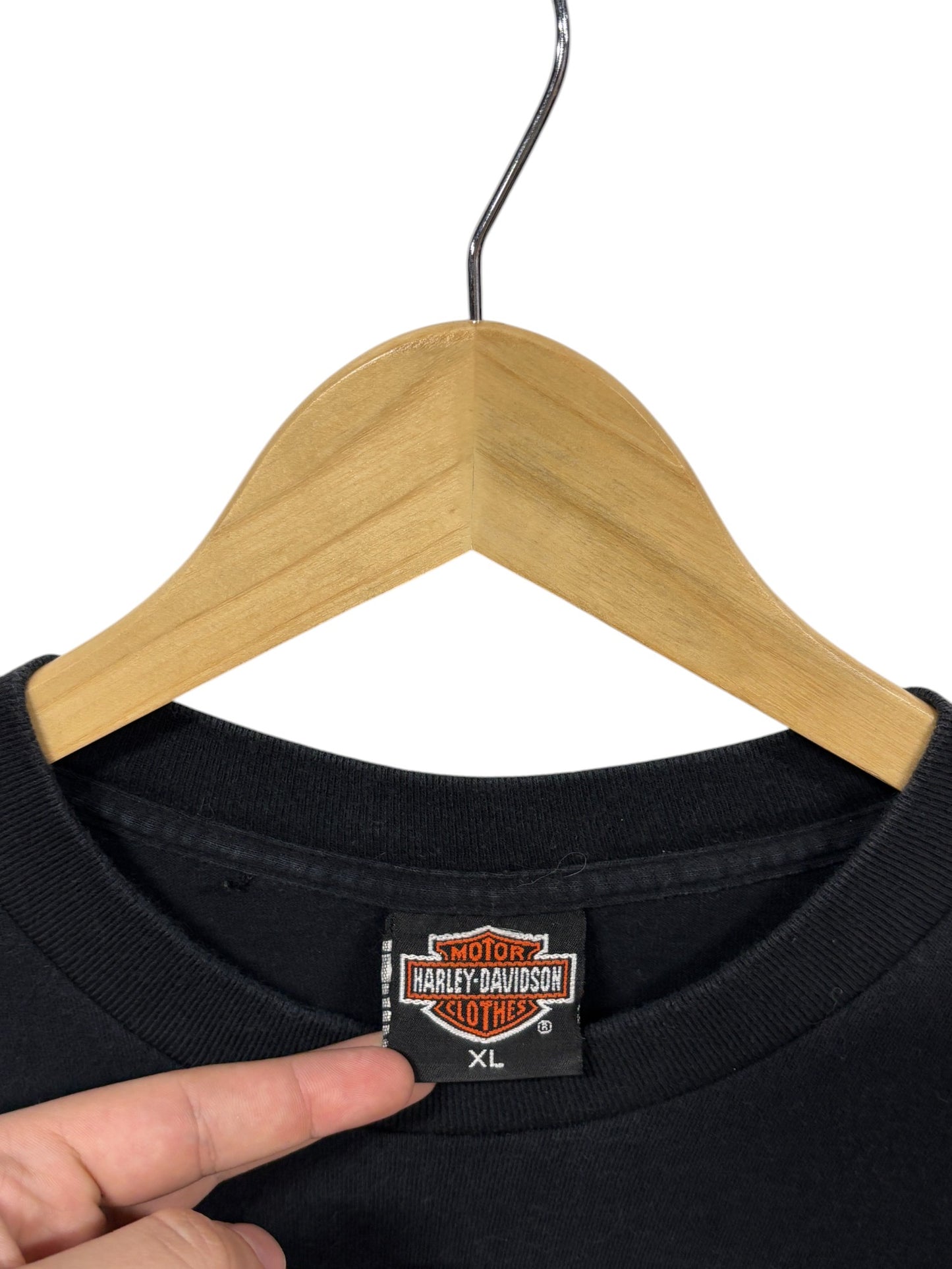 Vintage 1991 Harley Davidson Sturgis Black Hills Rally Biker Tee Size XL