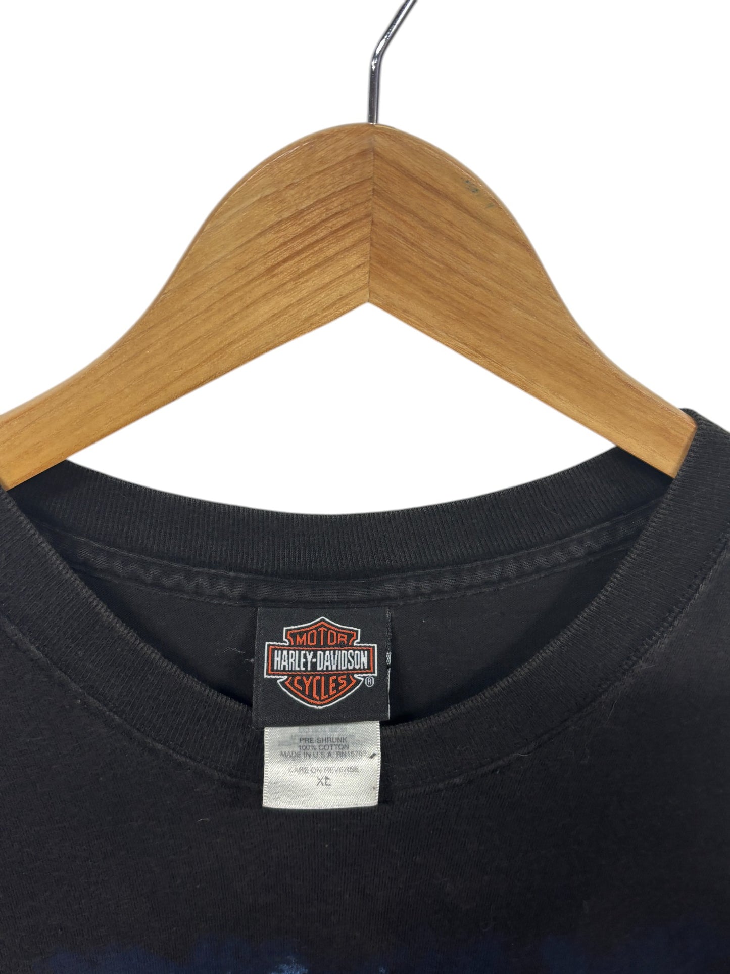 Vintage Harley Davidson Wherever I May Roam Biker Graphic Tee Size XL