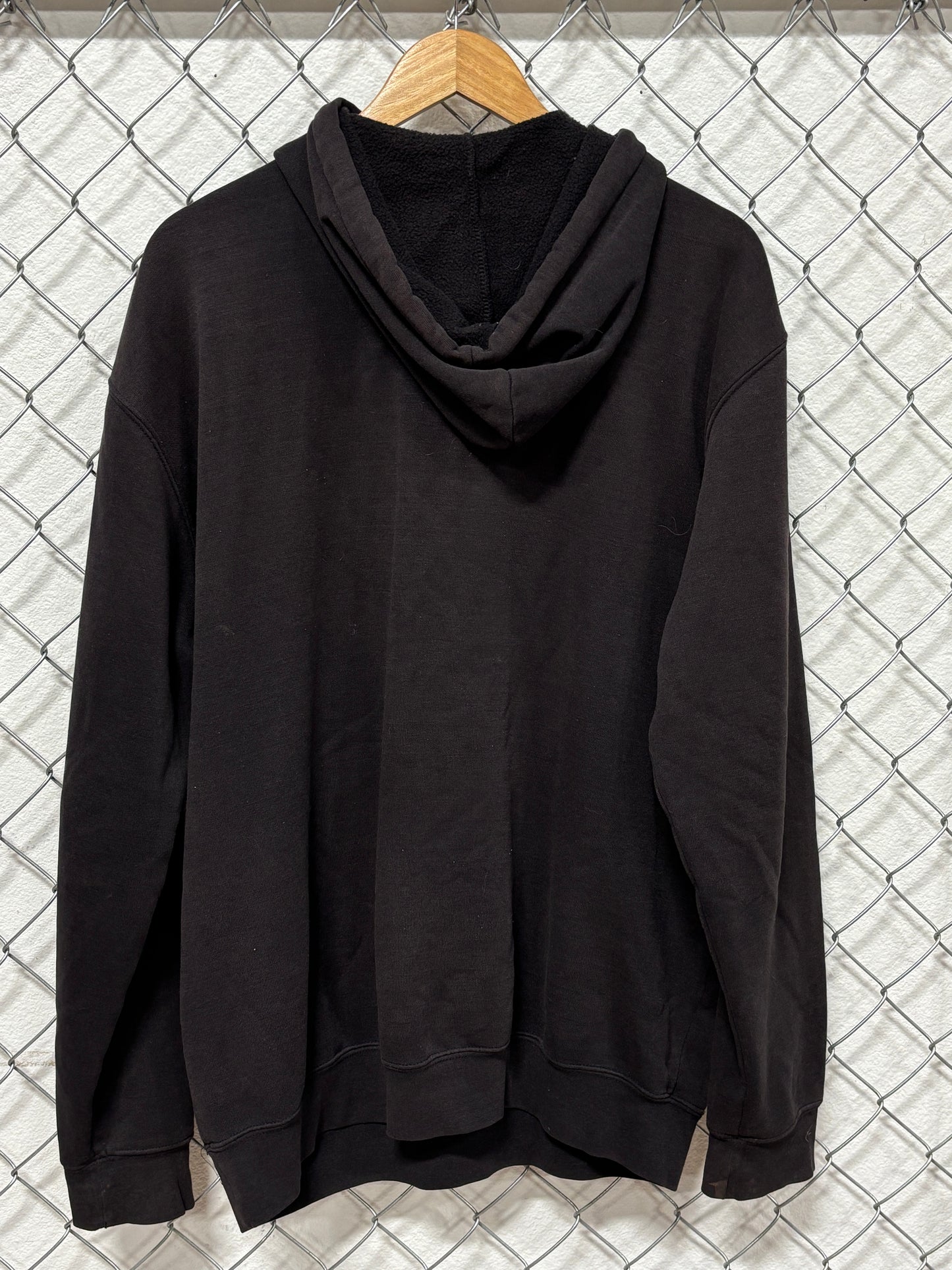 Vintage Y2K Carhartt Faded Classic Logo Black Hoodie Size XL