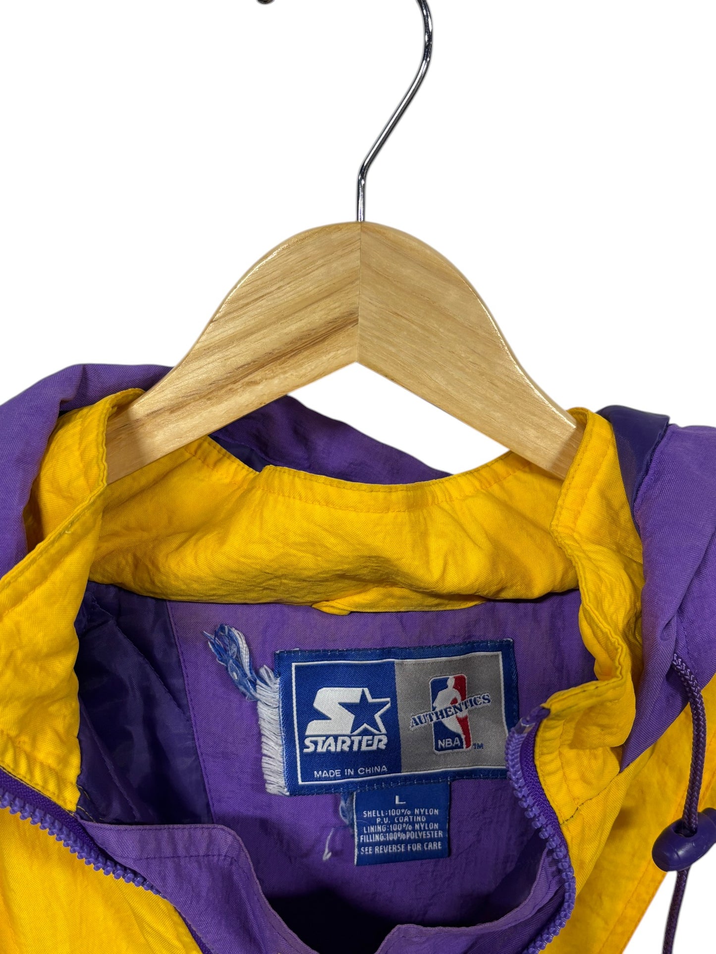 Vintage 90's Starter Utah Jazz Big Puffer Jacket Size Large