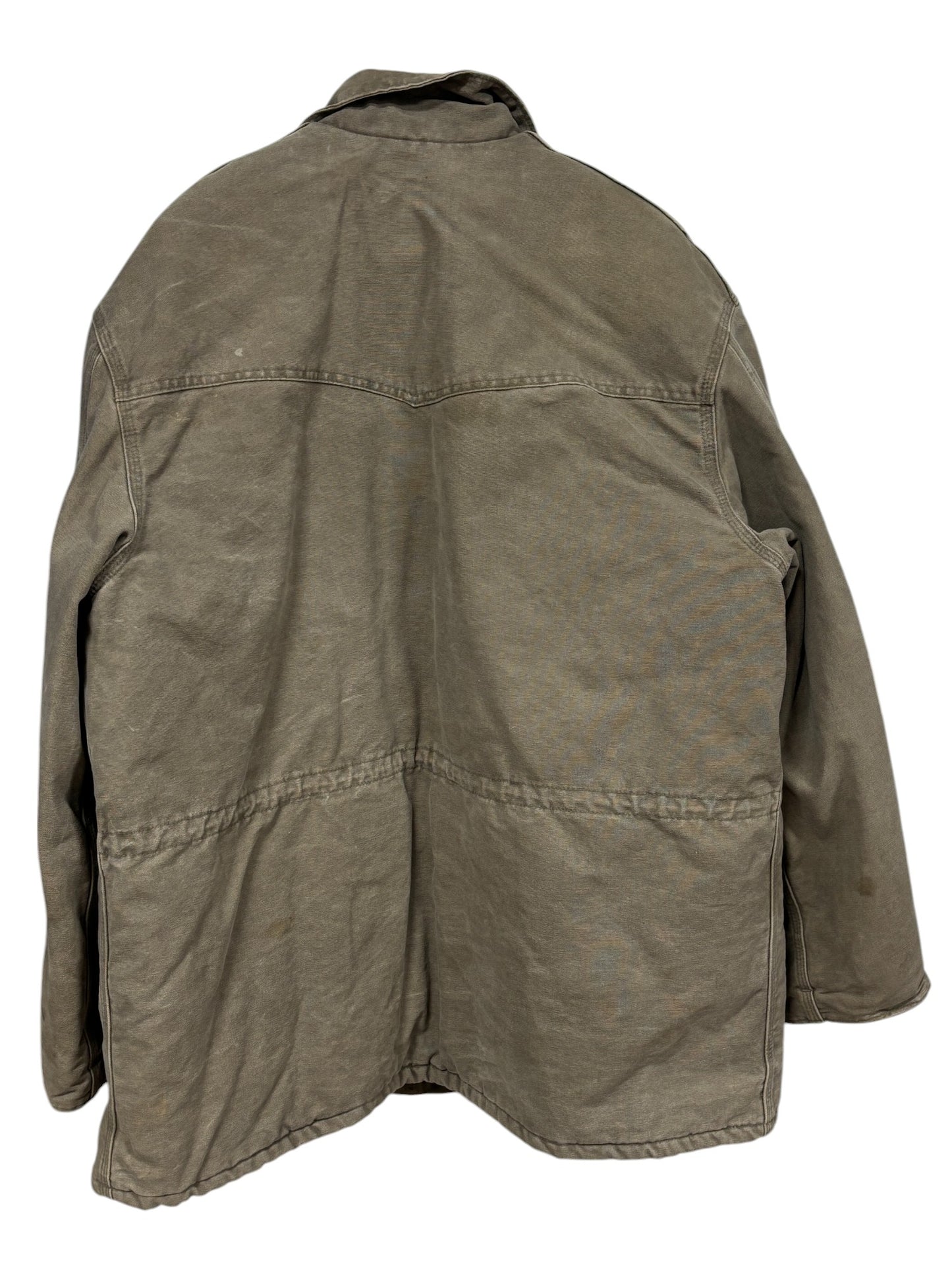 Vintage Carhartt Made in USA C46 Western Jacket Brown Size XL