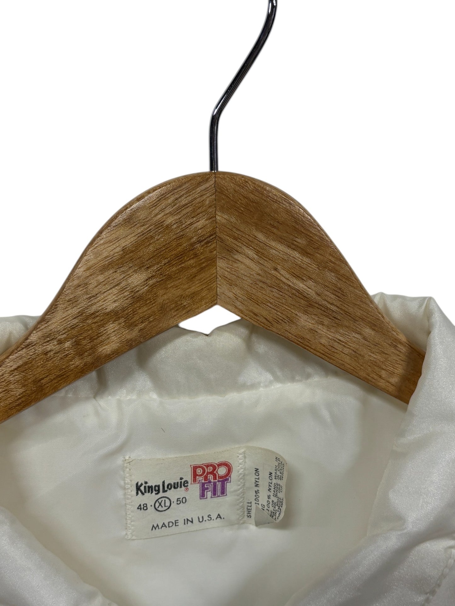 Vintage 80's King Louie Conoco Zip Up Windbreaker Jacket Size XL