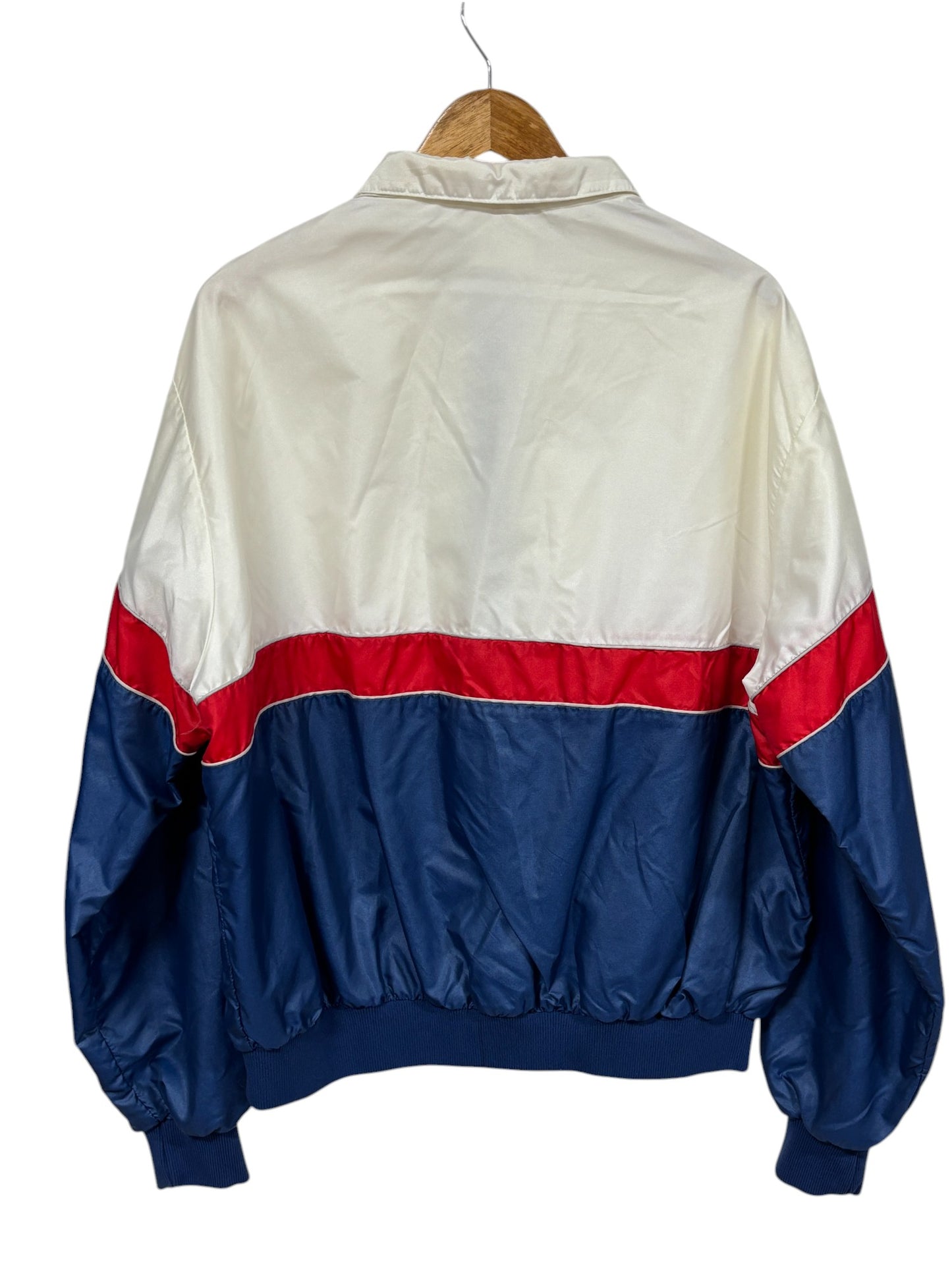 Vintage 80's King Louie Conoco Zip Up Windbreaker Jacket Size XL